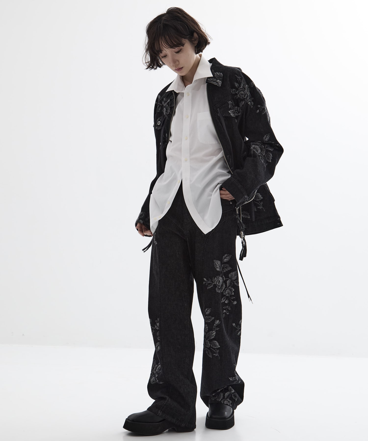 別注 ROSE DENIM PANTS FETICO