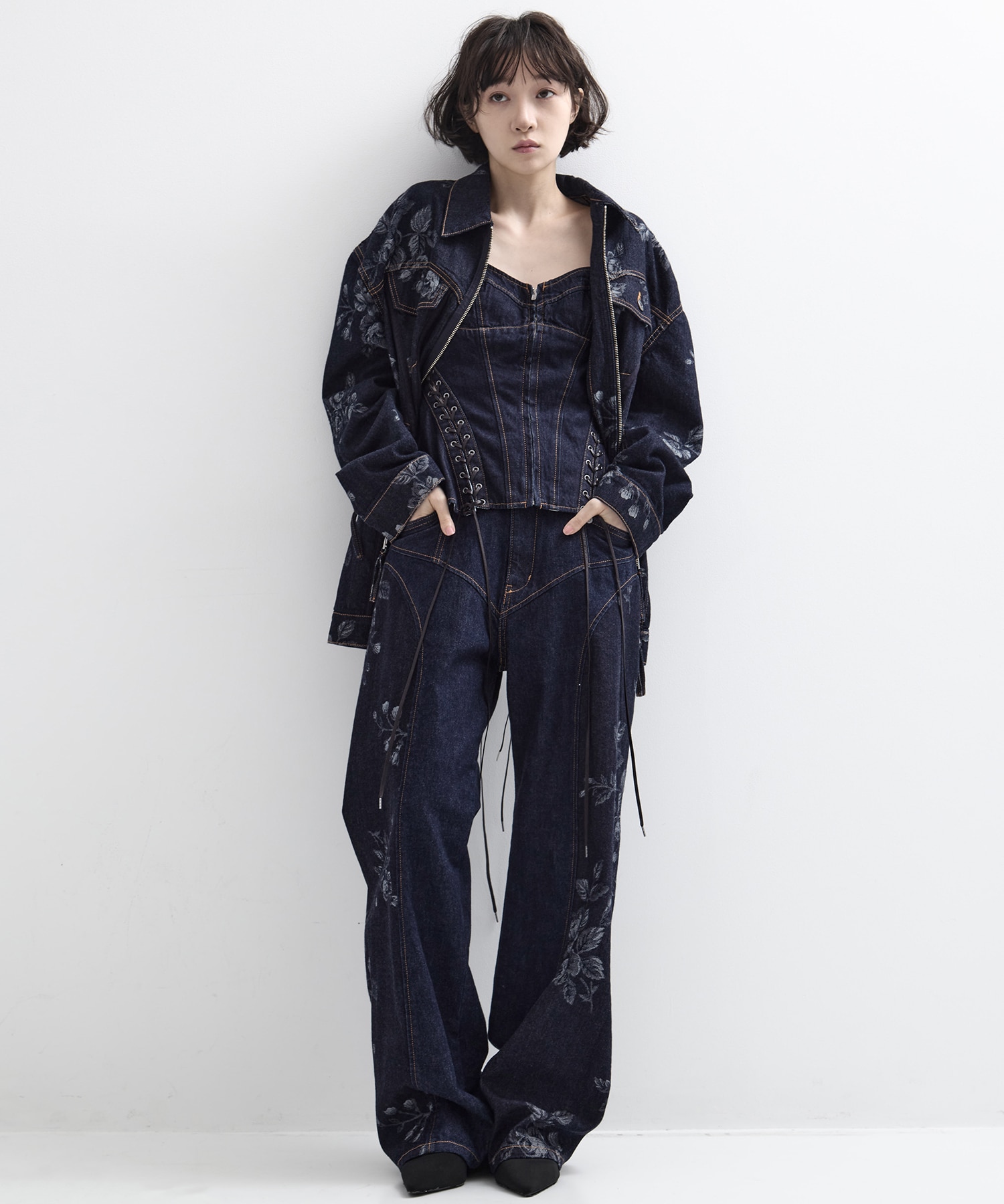 別注 ROSE DENIM PANTS FETICO