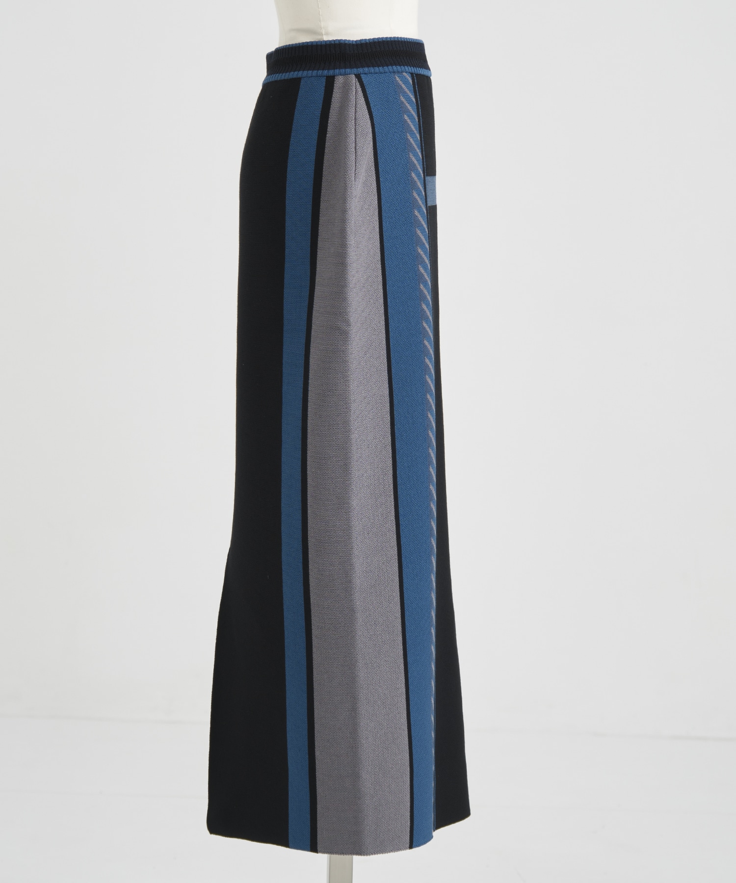 Geometric Pattern Knitted Skirt Mame Kurogouchi