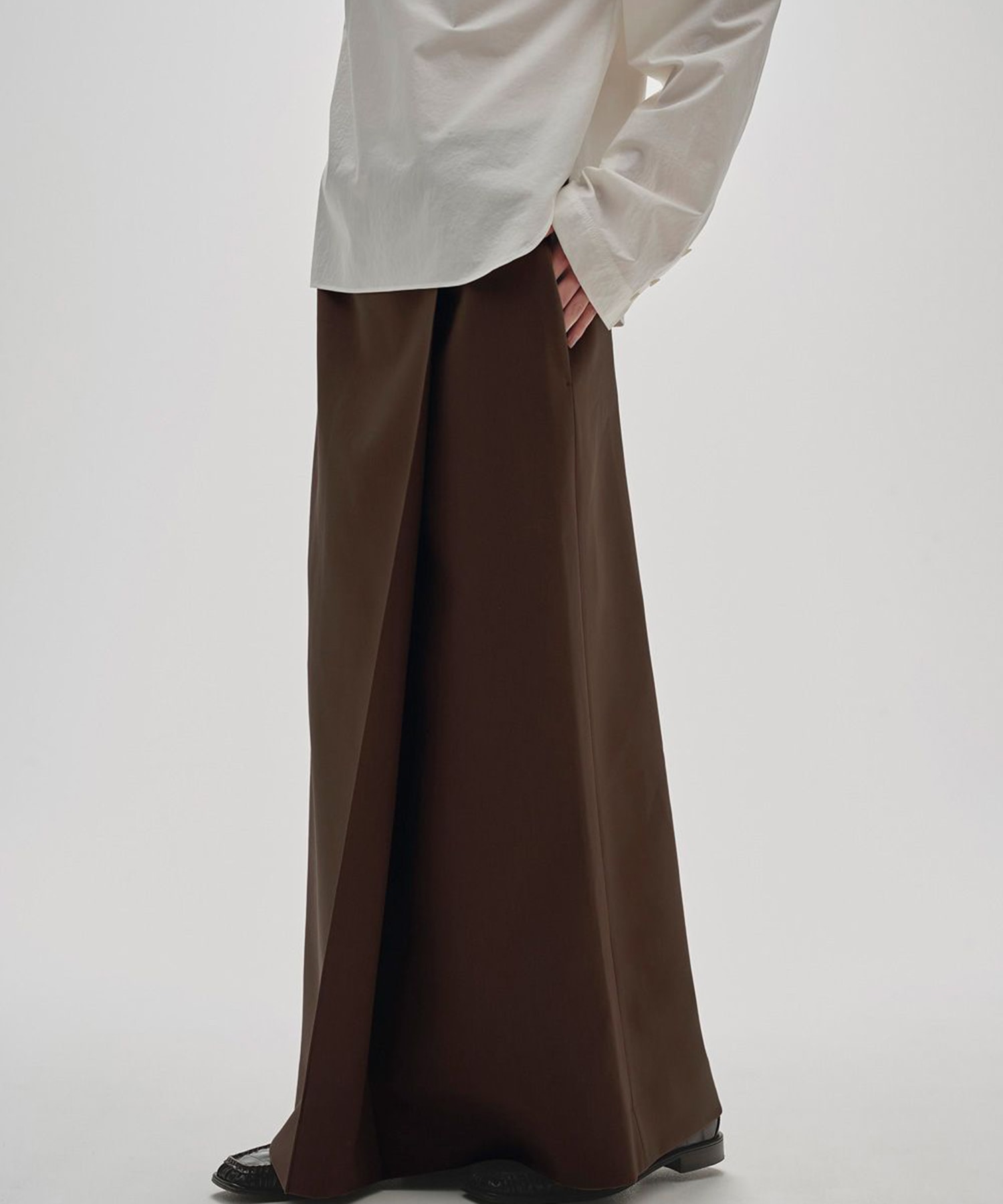 Twill Wrap Skirt TODAYFUL