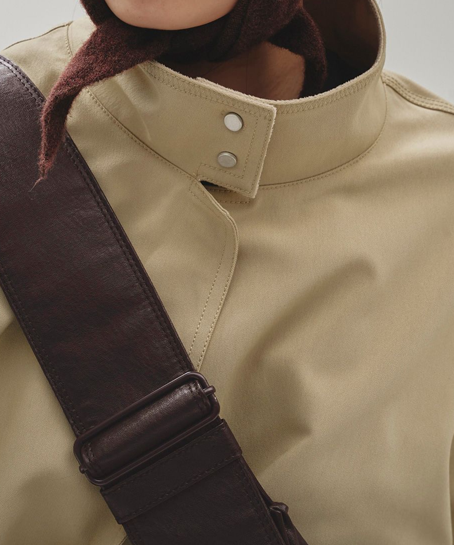 Standcollar Warm Blouzon TODAYFUL