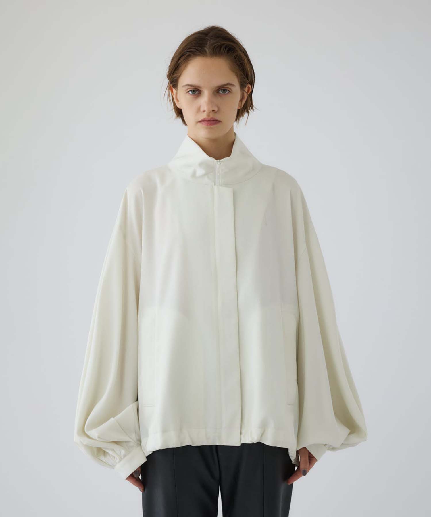 Stand collar tuck sleeve BZ RIM.ARK