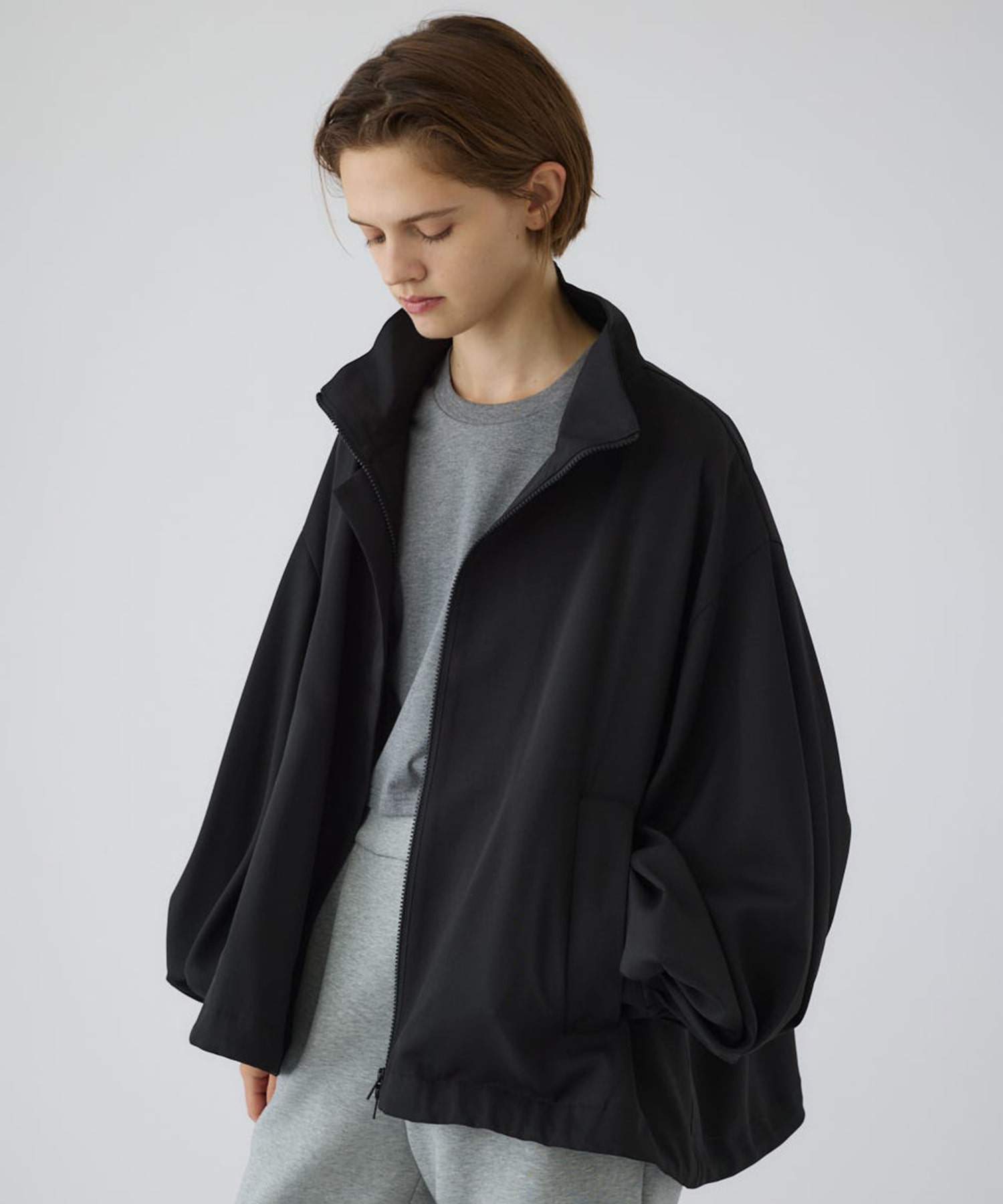 Stand collar tuck sleeve BZ RIM.ARK