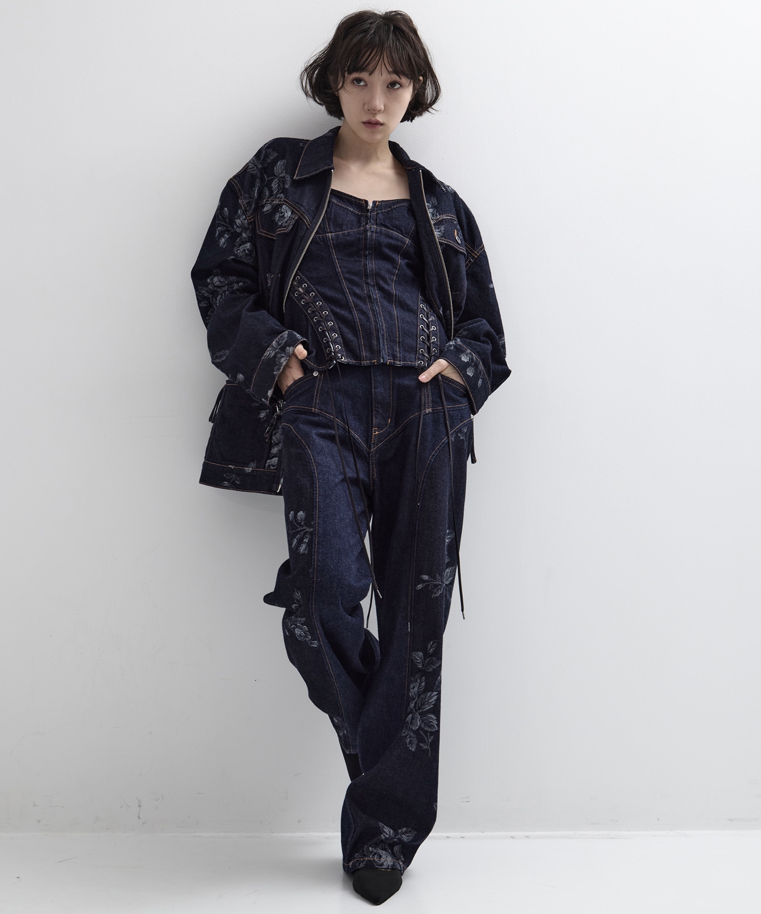別注 ROSE DENIM JACKET FETICO