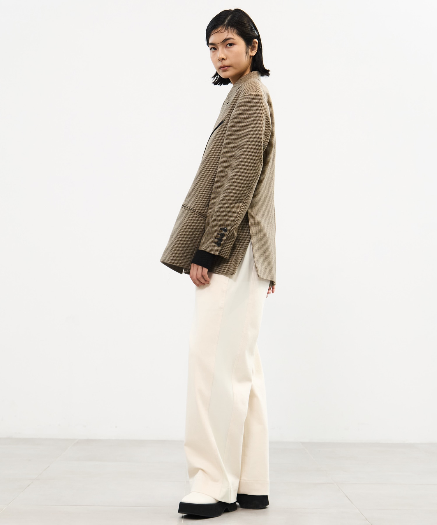 Wool check jacket TOGA