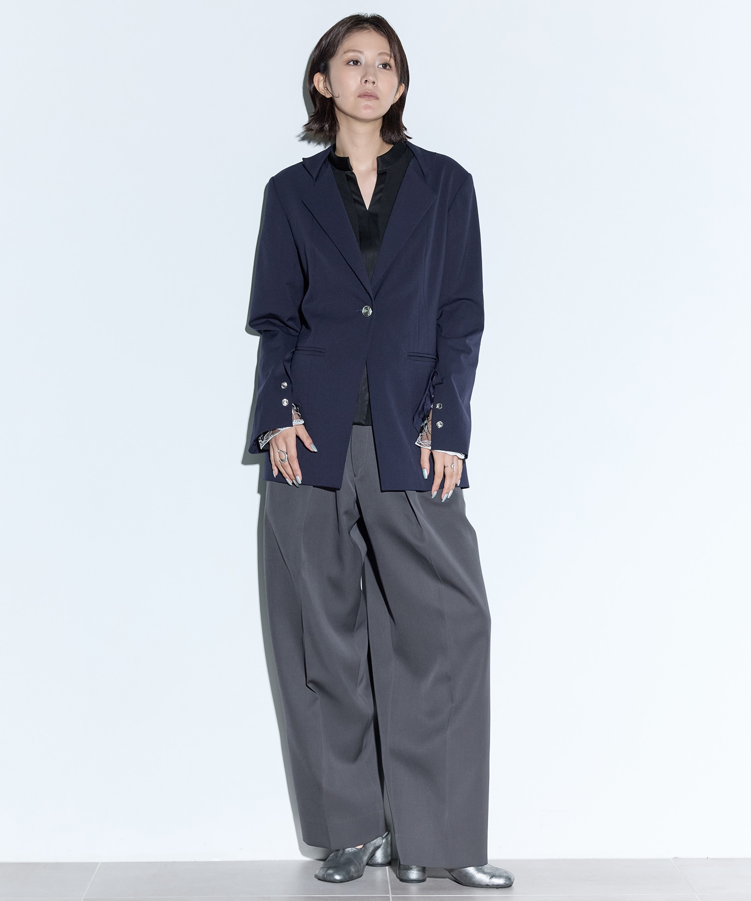 Slit sleeve lace jacket MURRAL