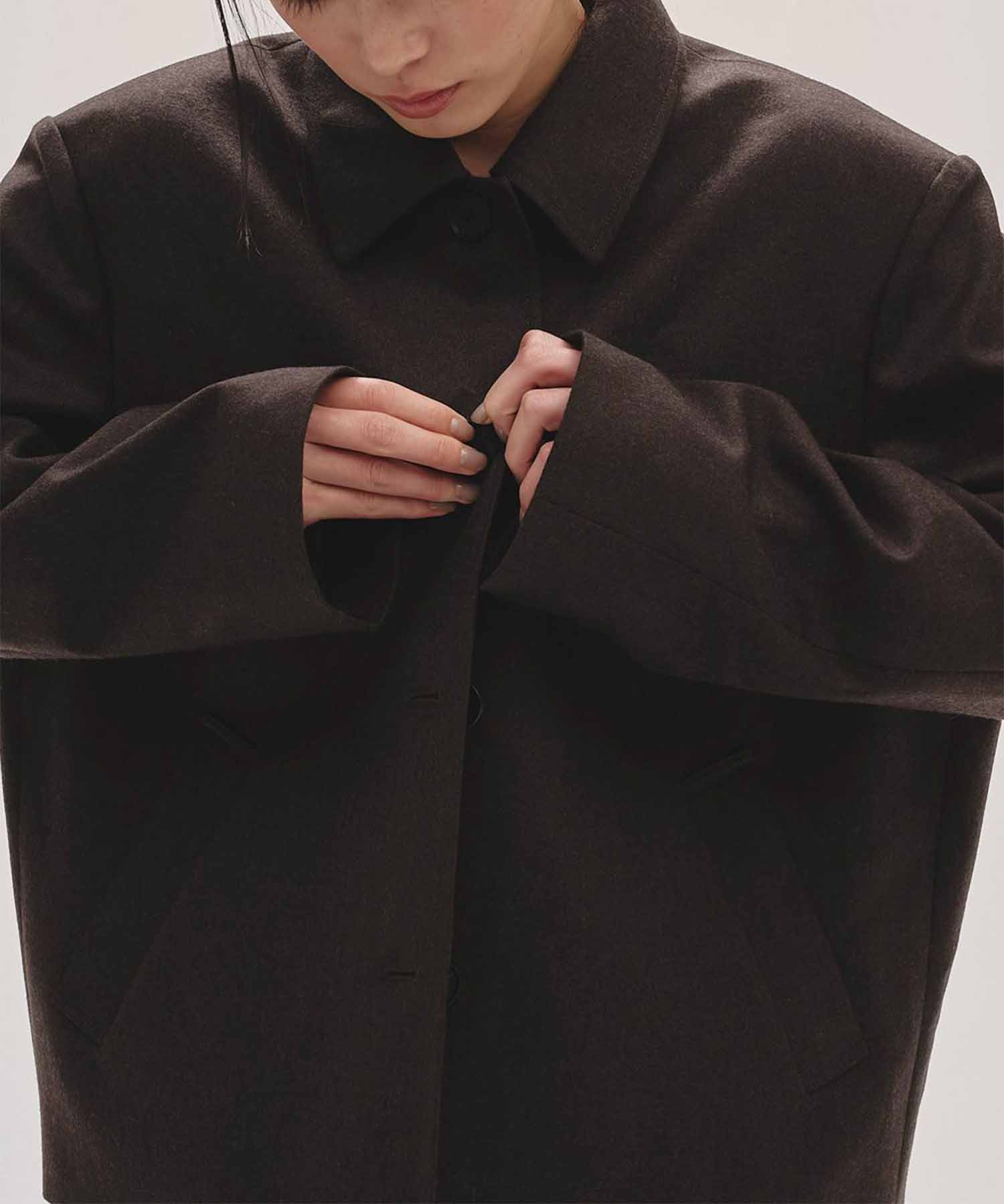 Wool Soutiencollar Jacket TODAYFUL