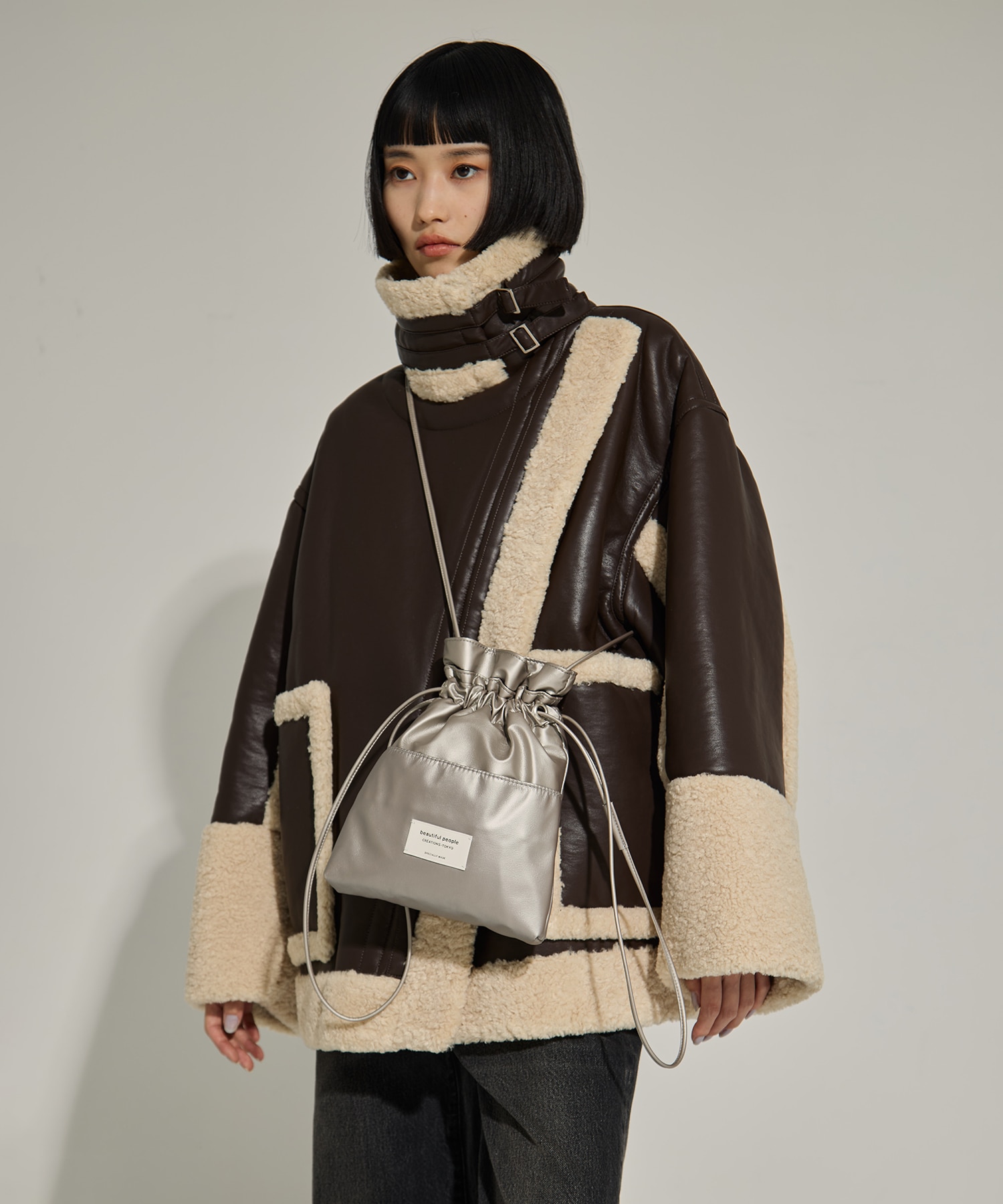 別注2wayショルダー巾着バッグ beautiful people