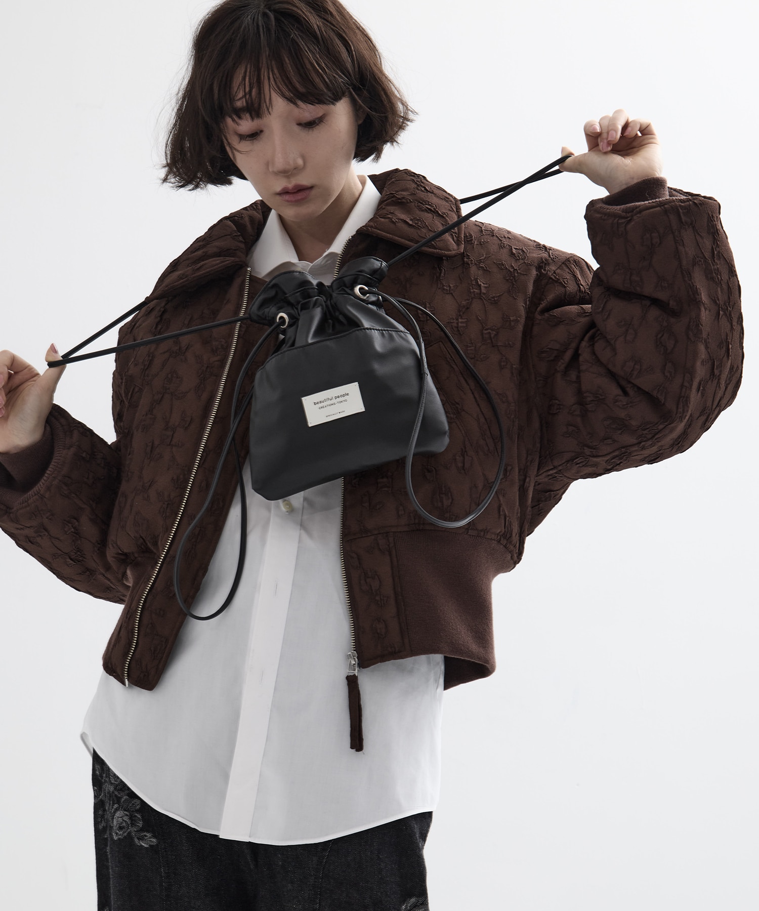 別注2wayショルダー巾着バッグ beautiful people
