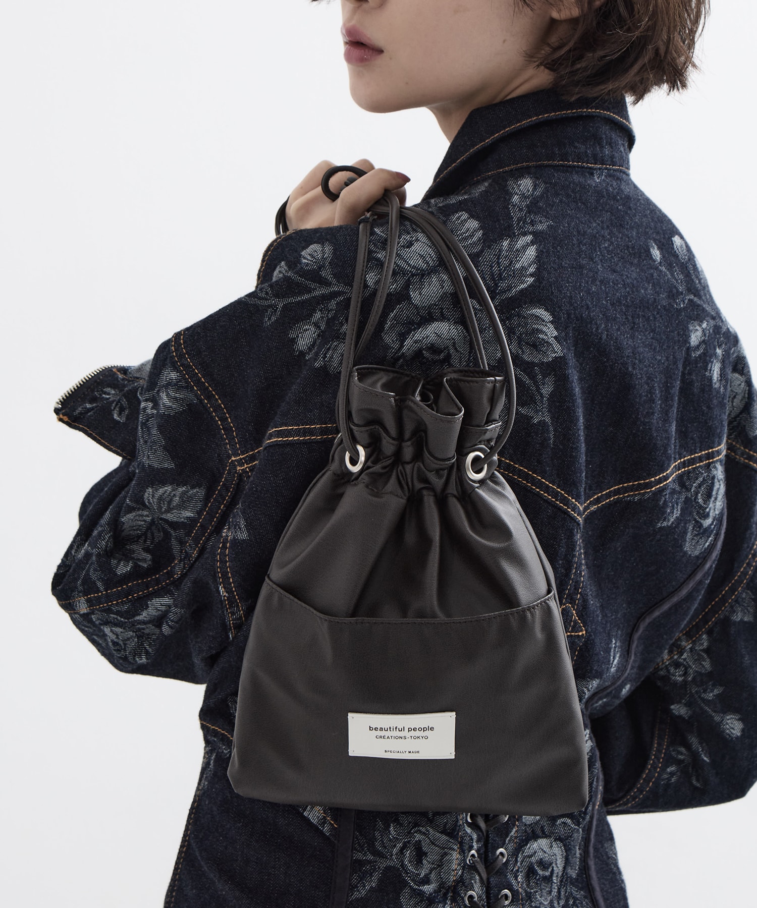 別注2wayショルダー巾着バッグ beautiful people