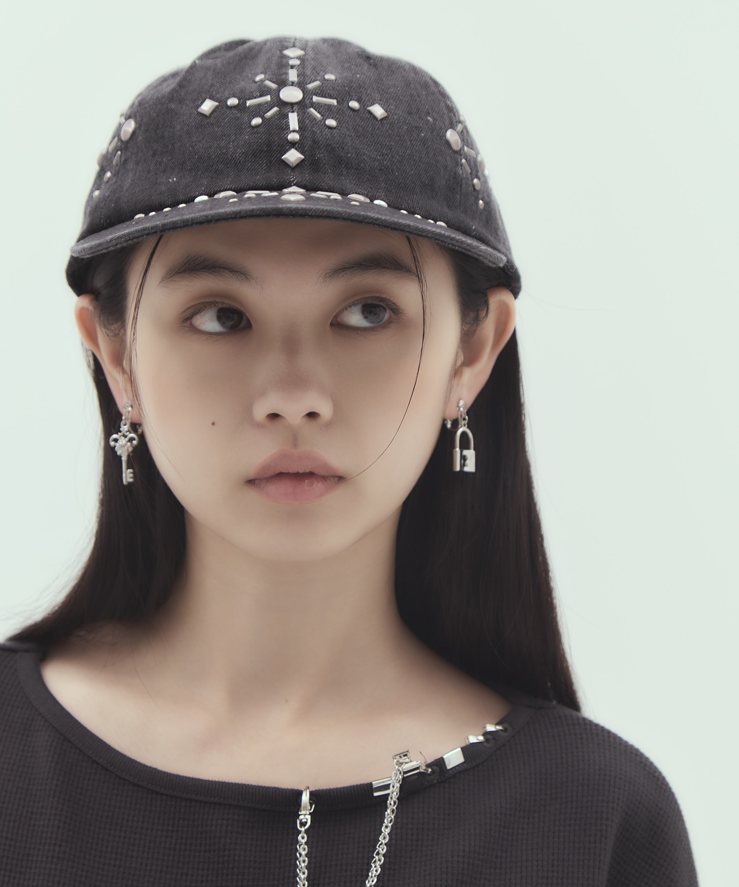 別注silver metal cross cap tanakadaisuke
