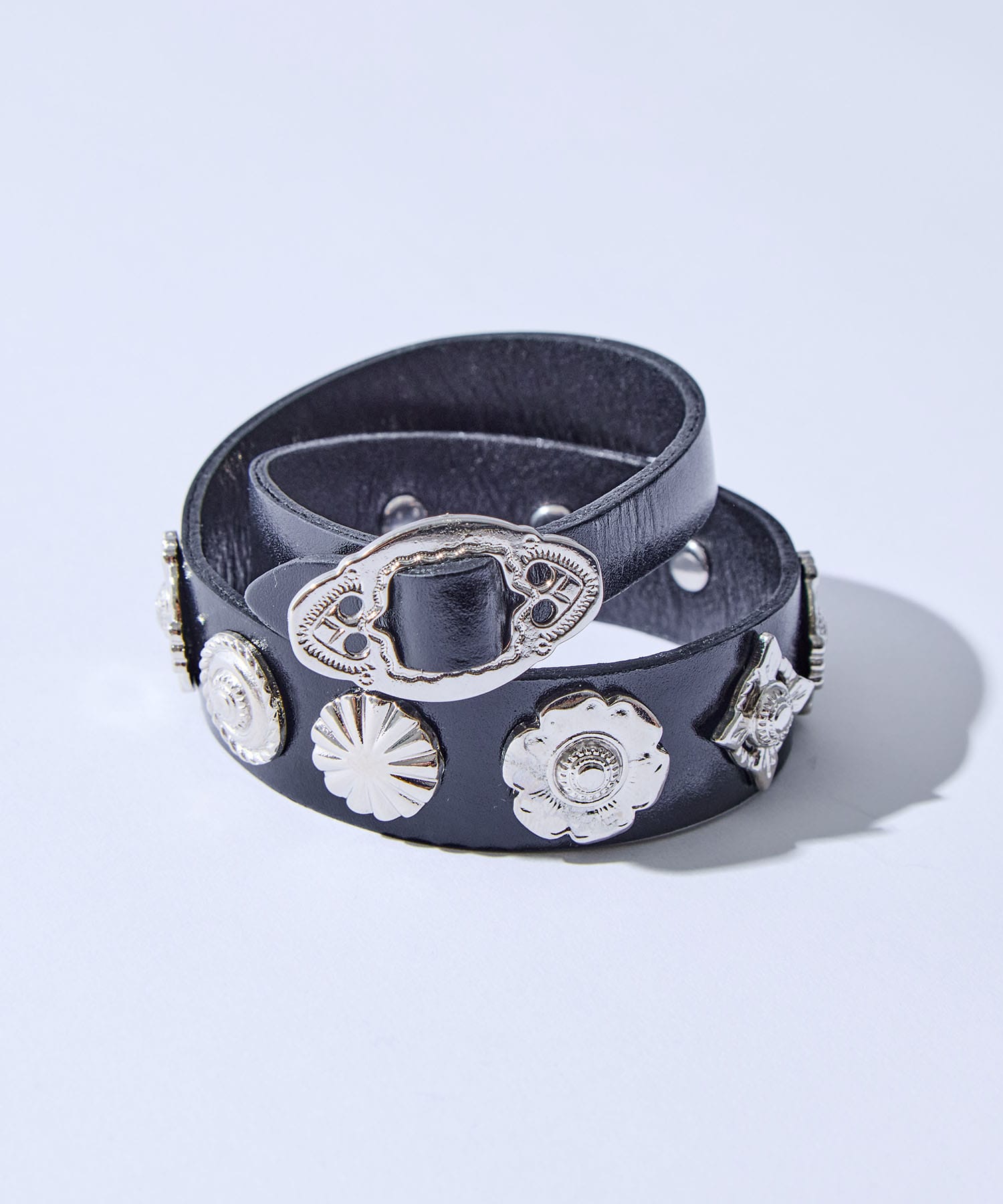 Double leather bangle TOGA
