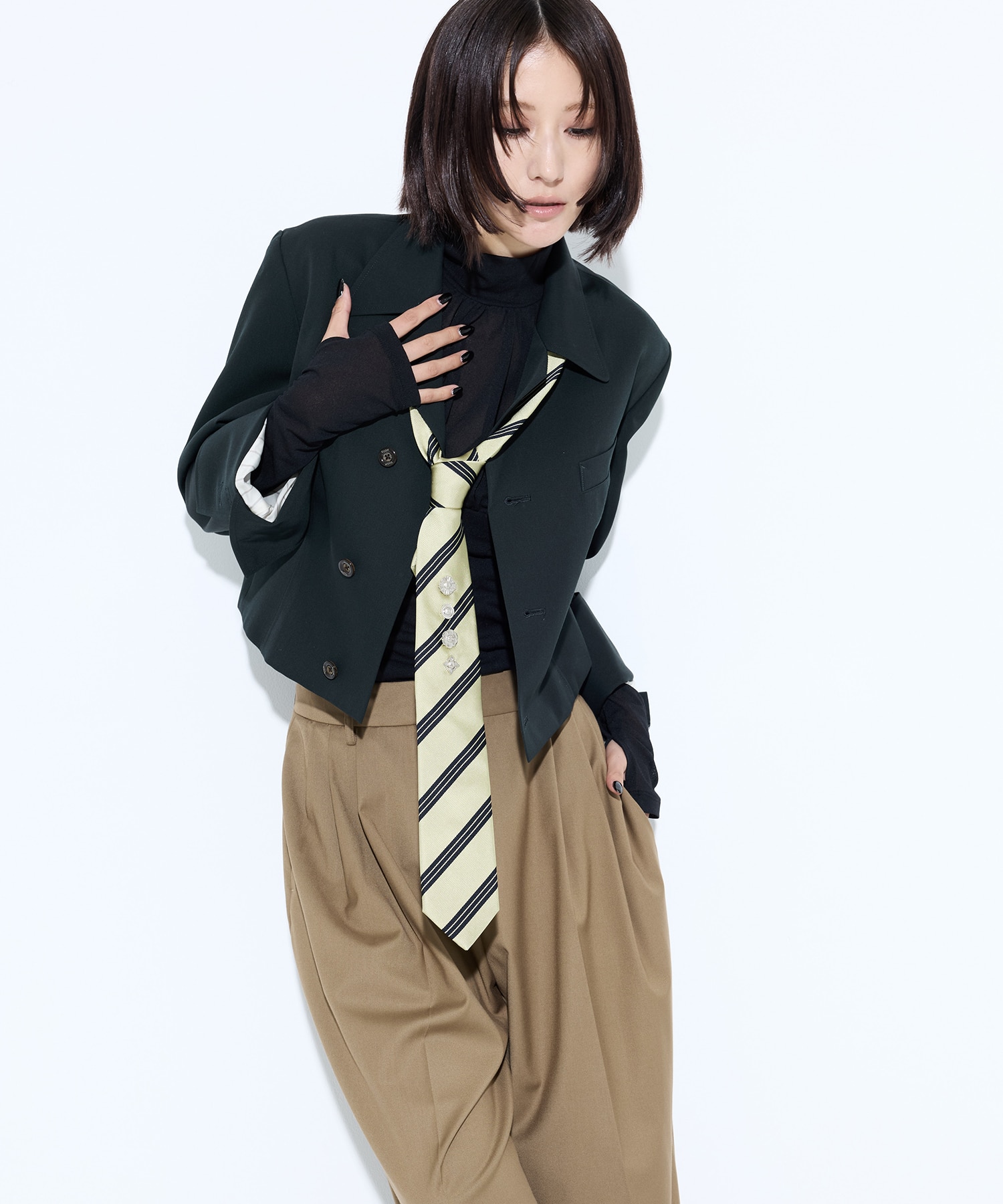 Metal concho tie(FREE YELLOW): TOGA: WOMENS｜ STUDIOUS