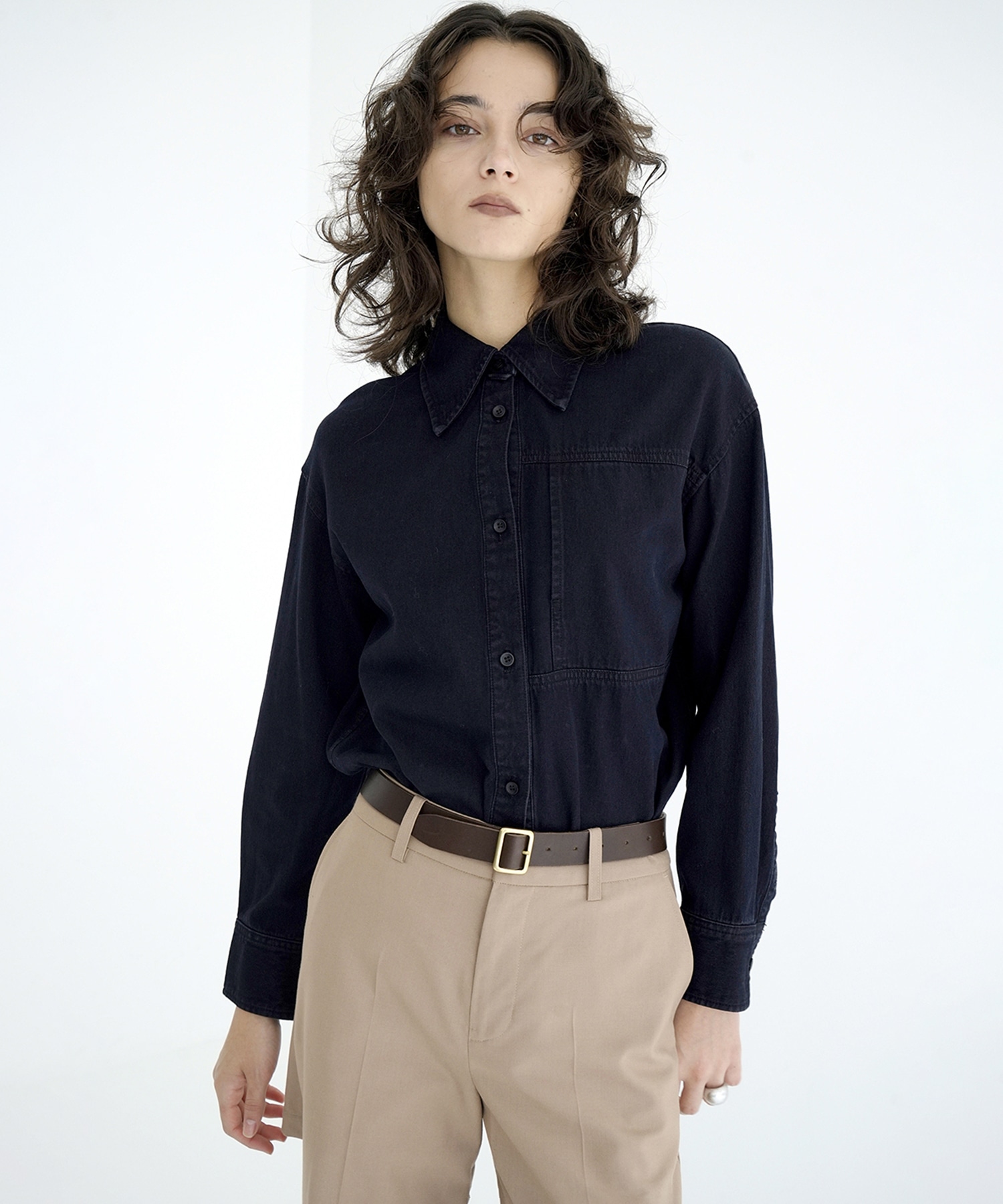 COMPACT DENIM SHIRTS CLANE