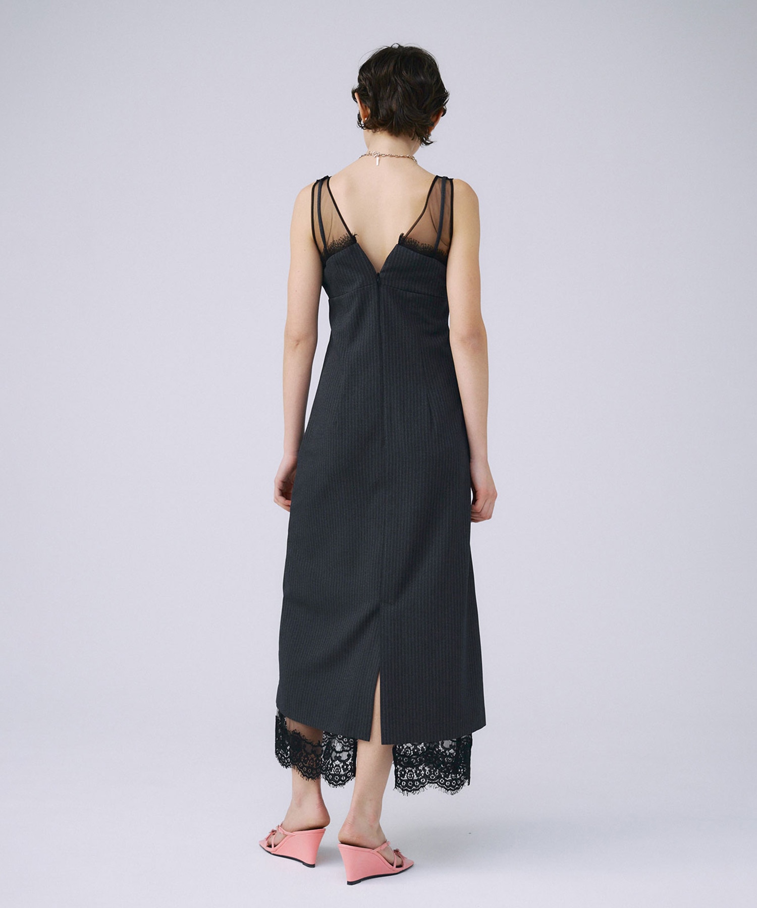 SHEER LAYERED CAMIDRESS JOSEMOON