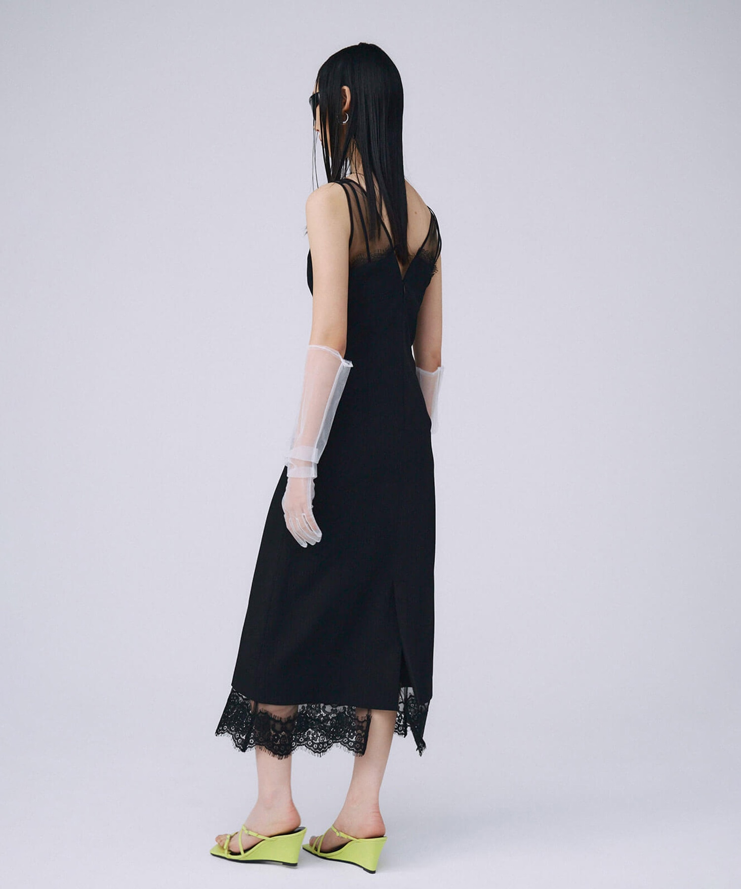 SHEER LAYERED CAMIDRESS JOSEMOON