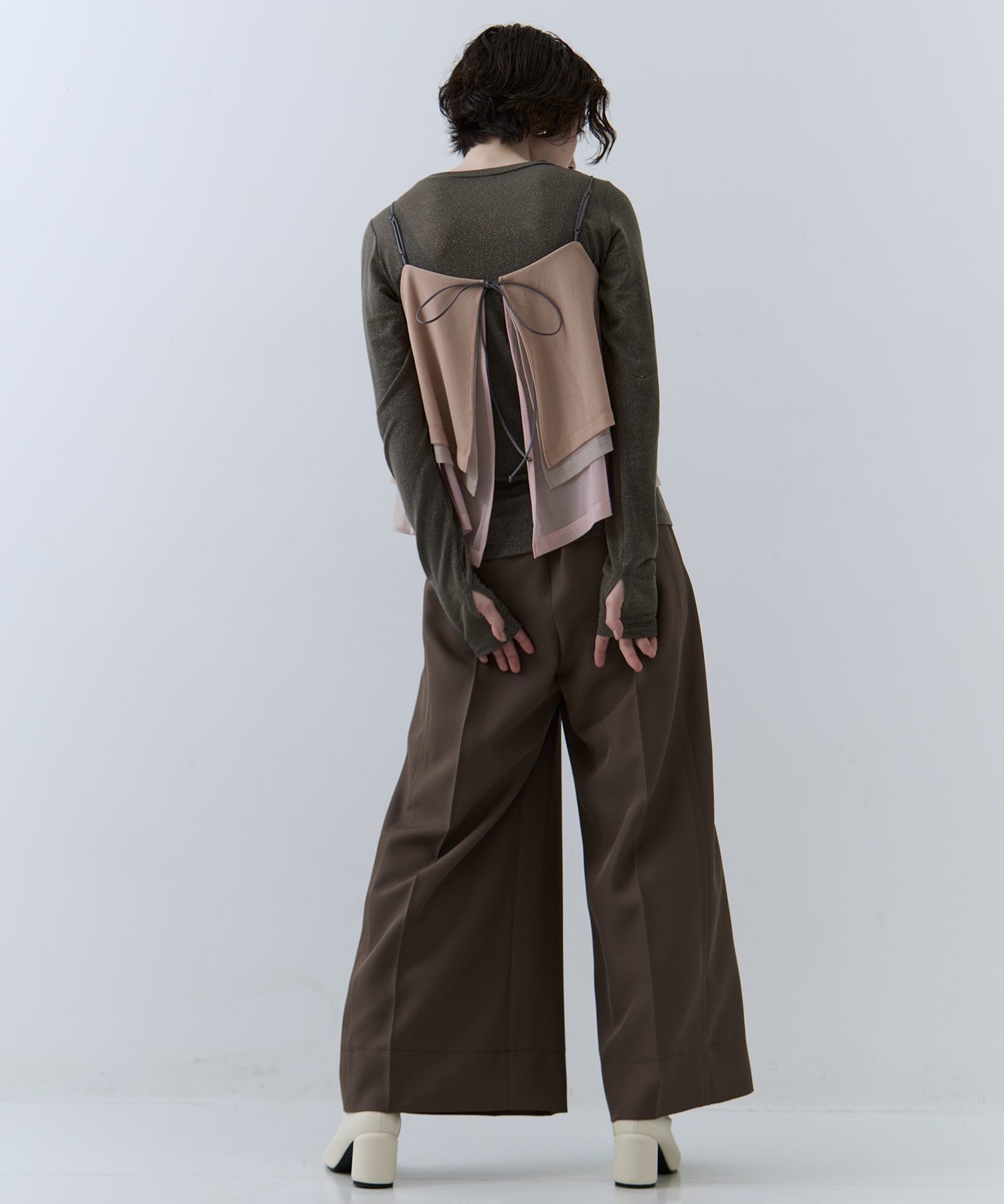 3way Camisole & Cashmere Long T STUDIOUS