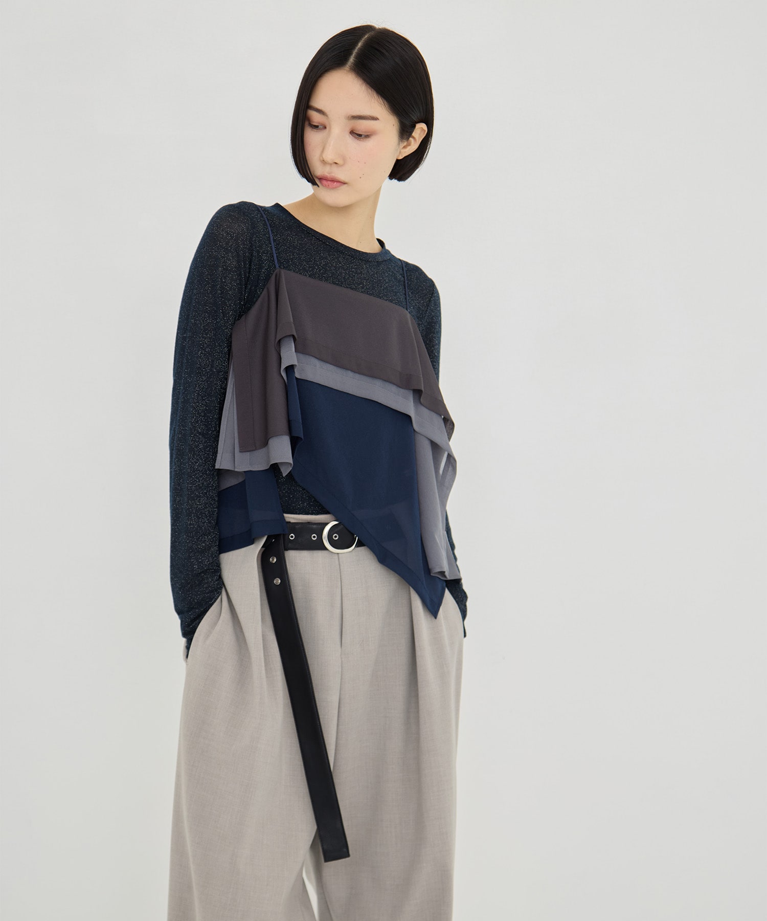 3way Camisole & Cashmere Long T STUDIOUS