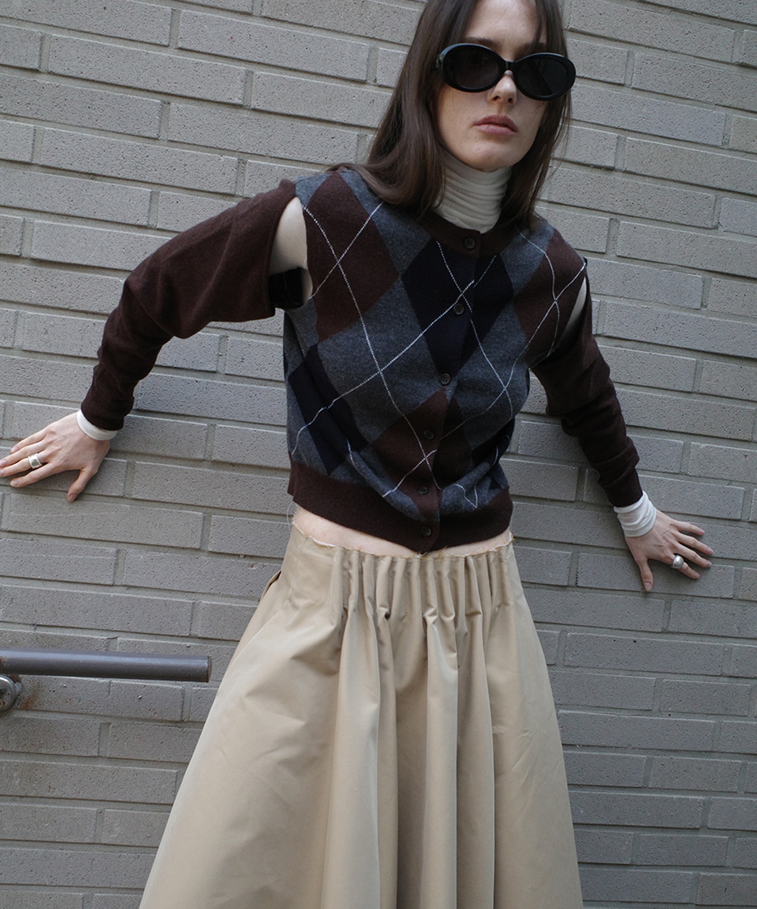 ARRANGE KNIT TOPS CLANE