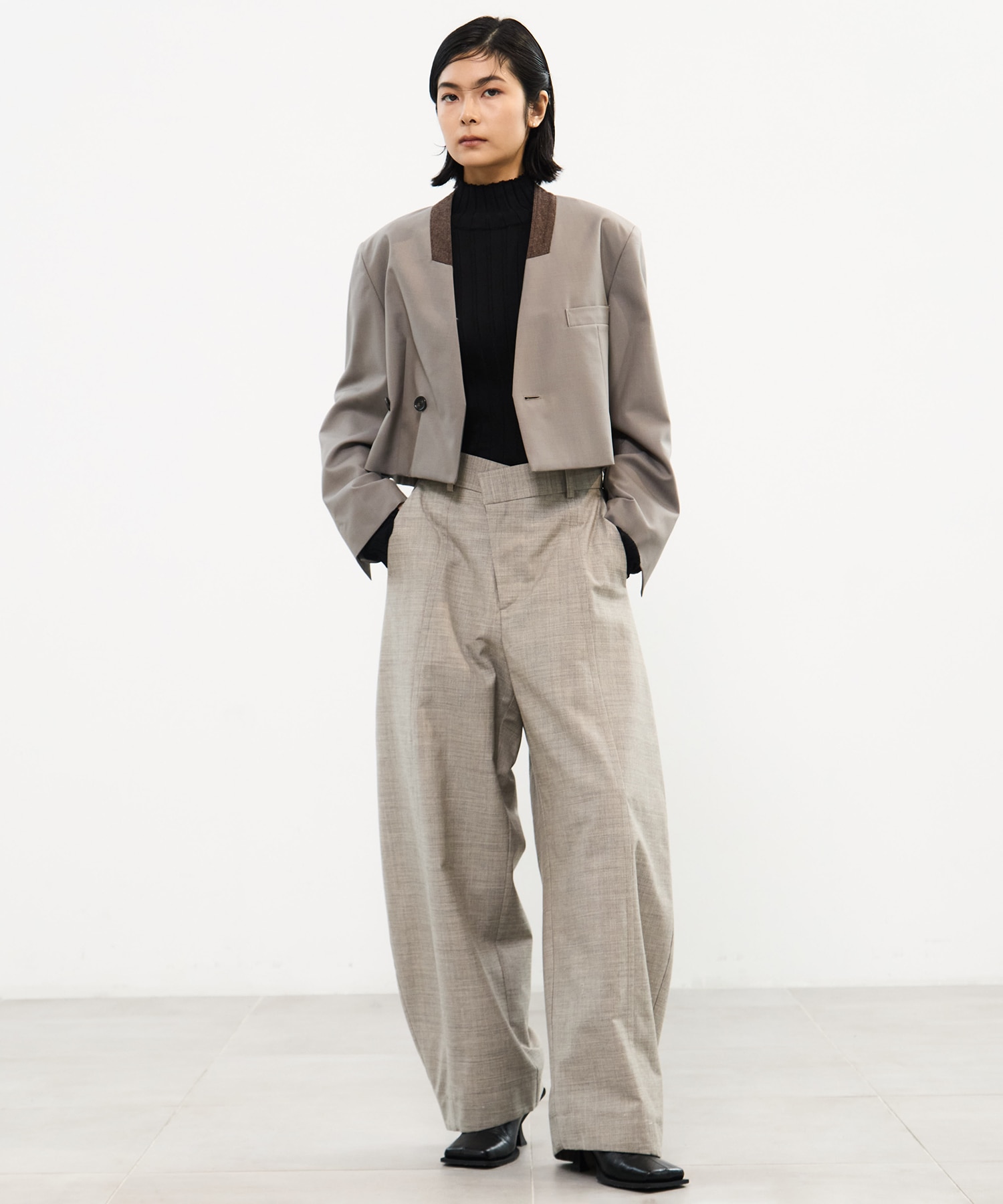 Silk Viscorse Wide Rib KT STUDIOUS