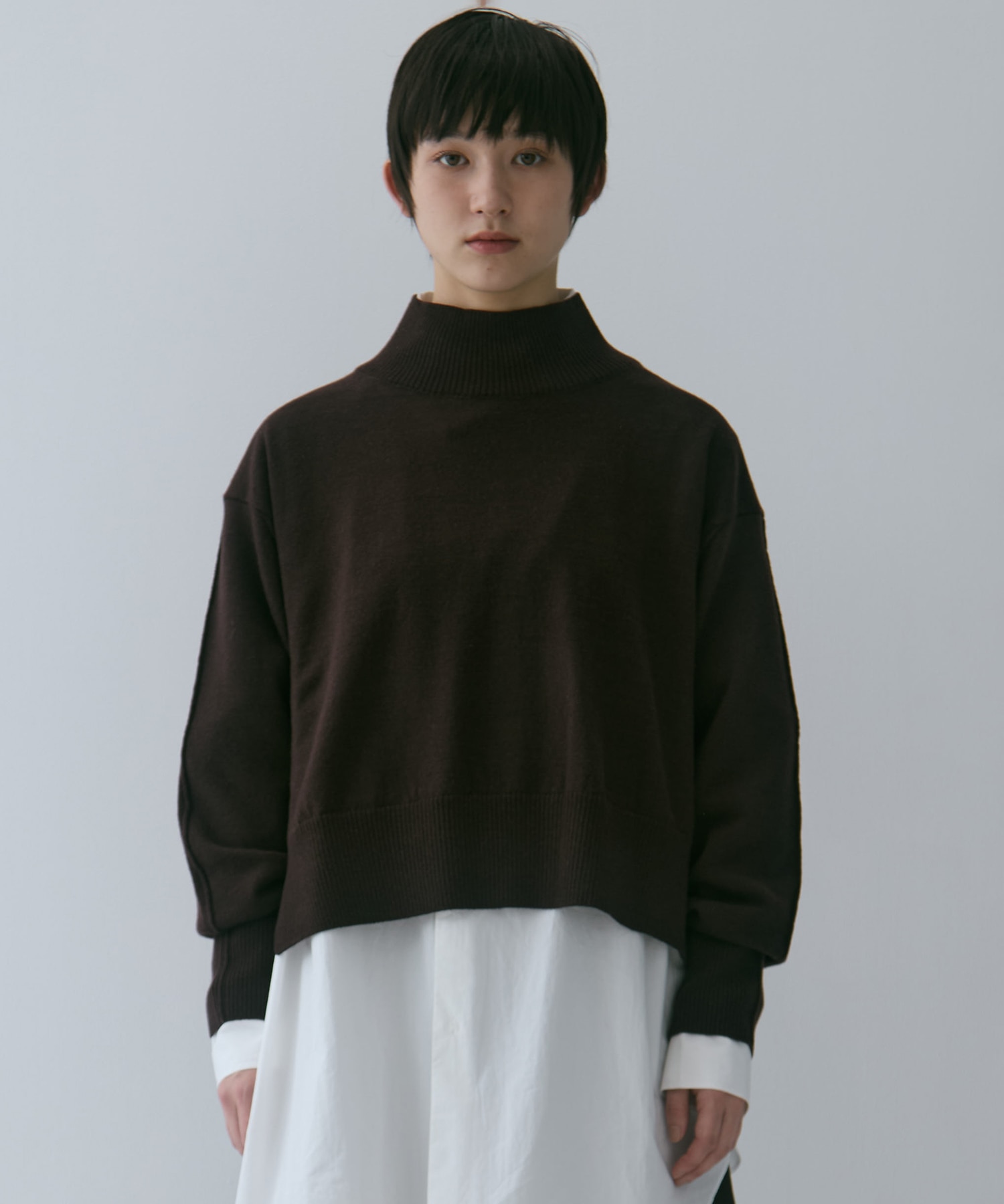 Merino Wool Turtle Neck Knit STUDIOUS