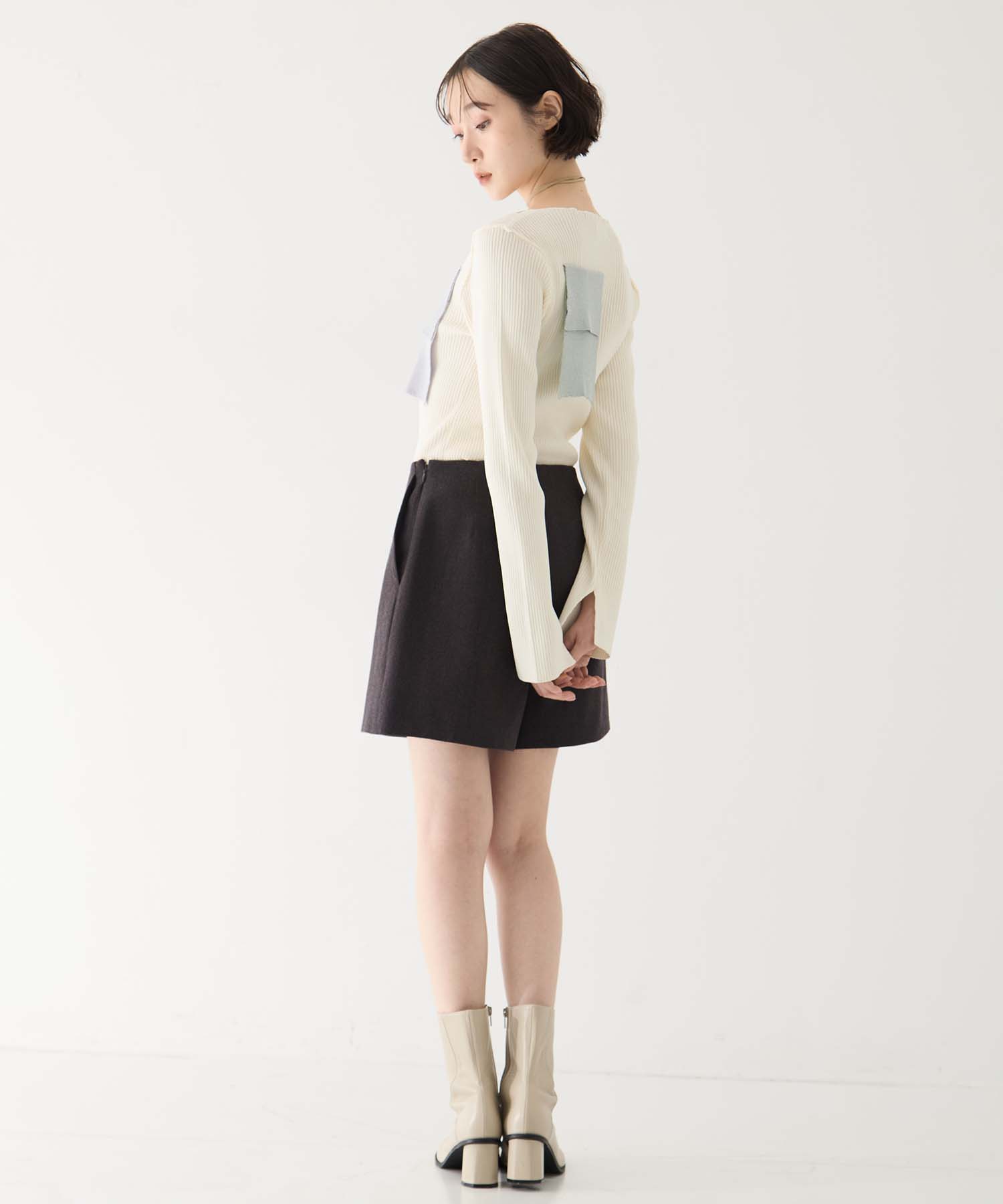 別注CREW NECK RIB KNIT kotohayokozawa