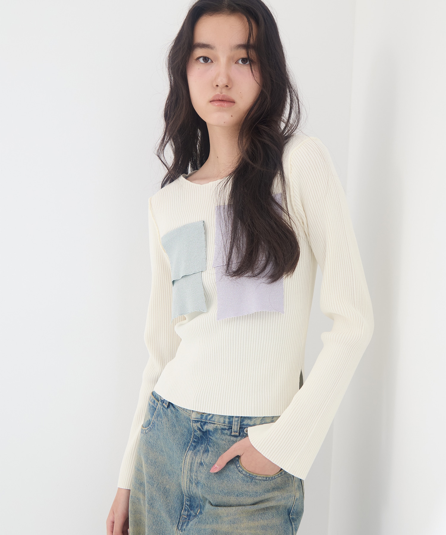 別注CREW NECK RIB KNIT kotohayokozawa