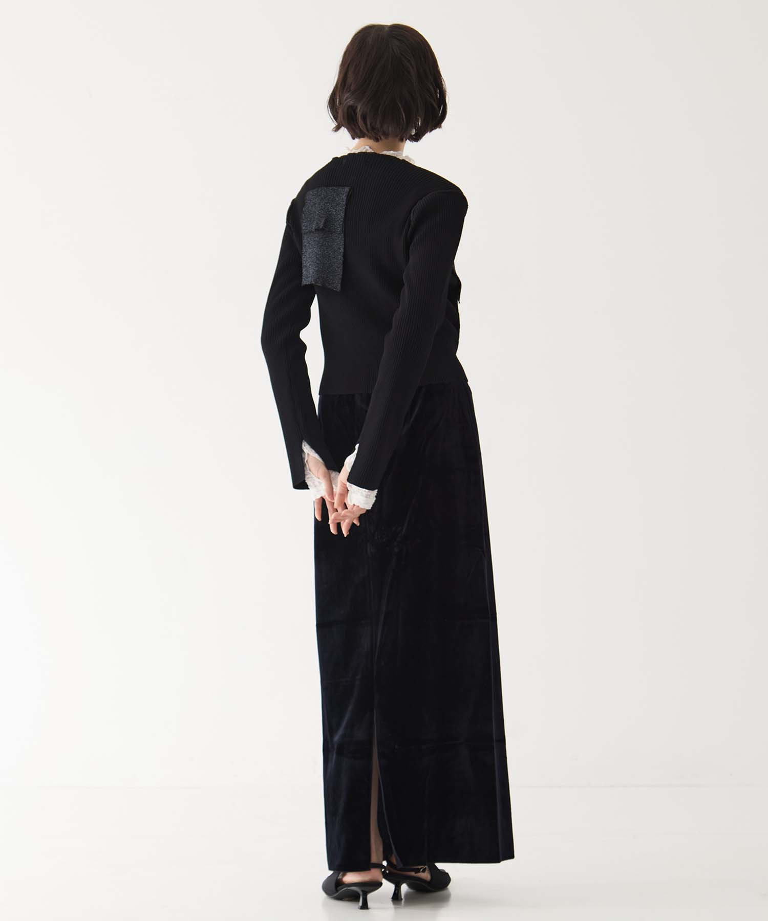 別注 RIB KNIT CARDIGAN kotohayokozawa