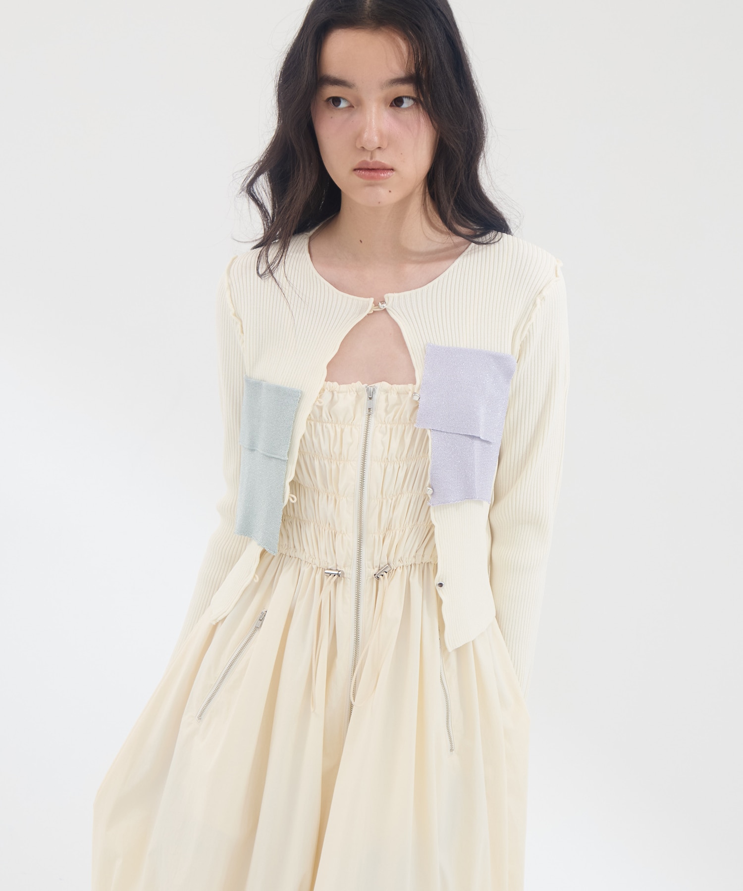 別注 RIB KNIT CARDIGAN kotohayokozawa