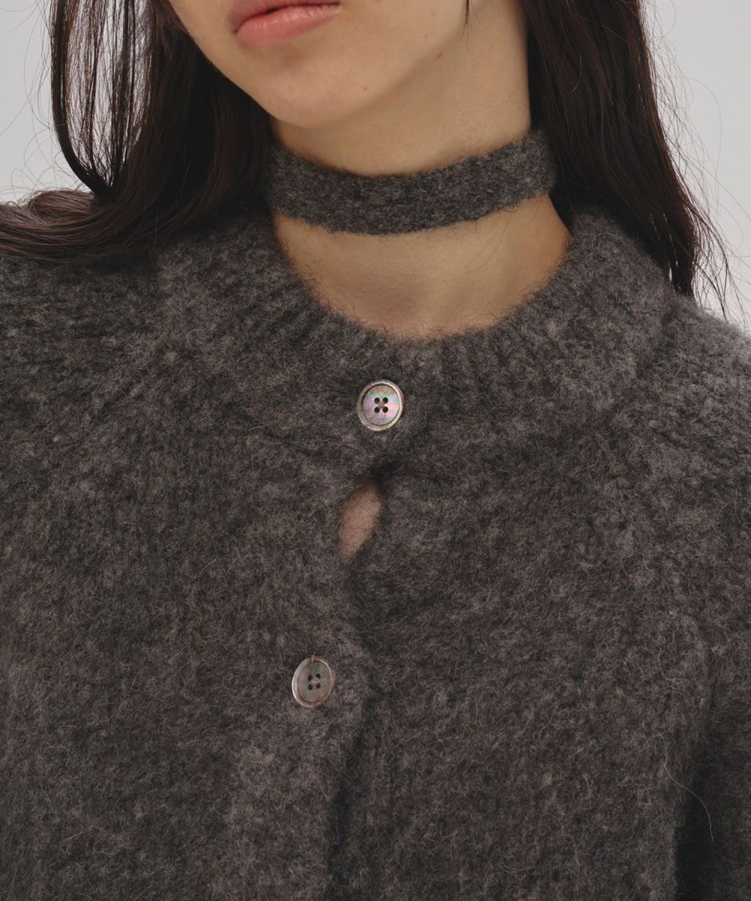 Brashed Knit Cardigan TODAYFUL