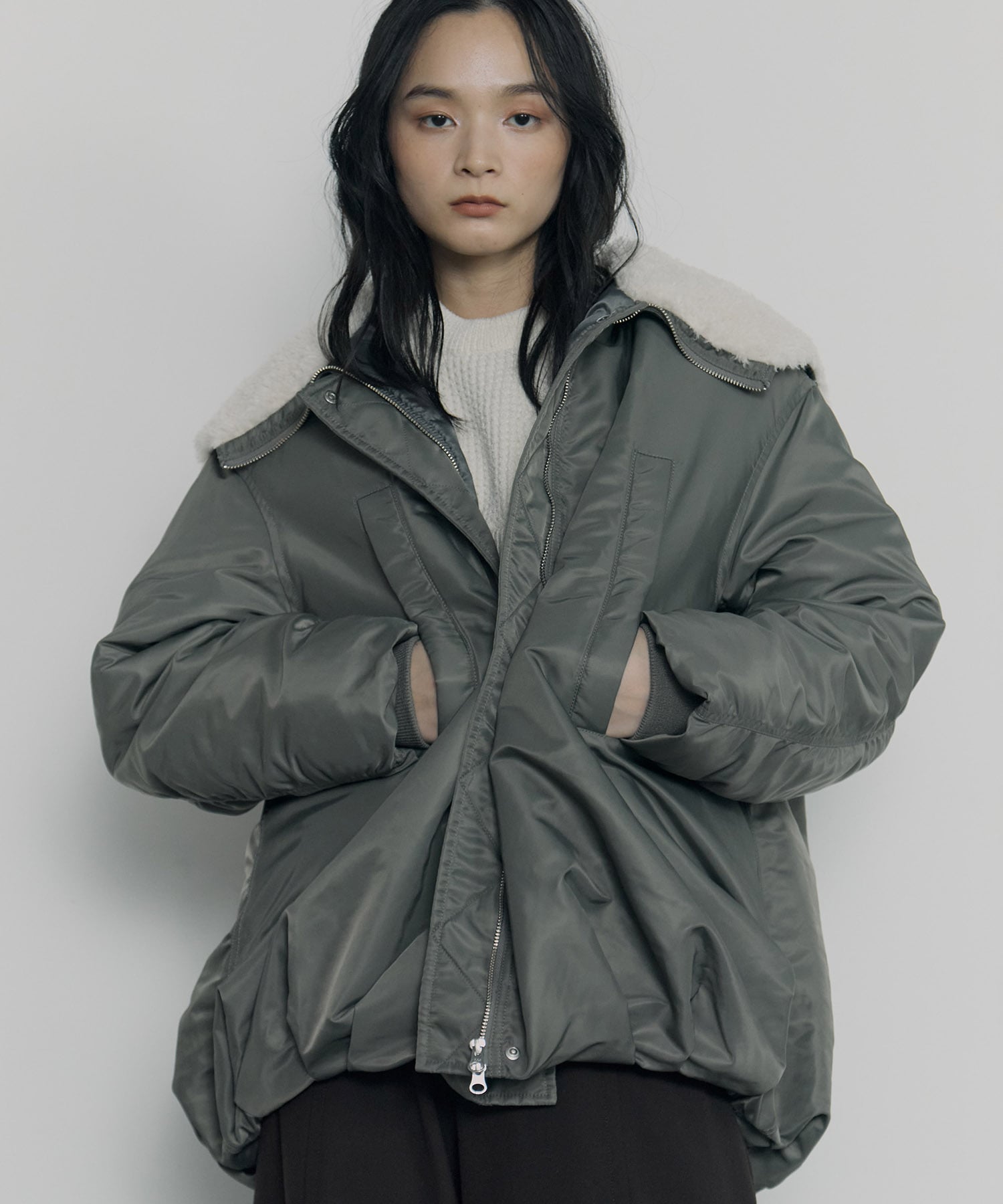 【WEB先行発売】別注BALLOON DESIGN HOODED N3B CLANE