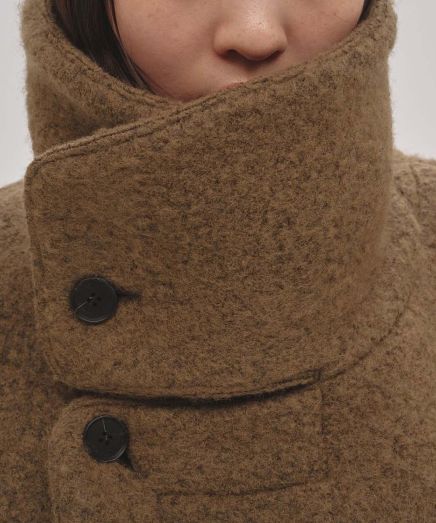Standcollar Boucle Jacket TODAYFUL