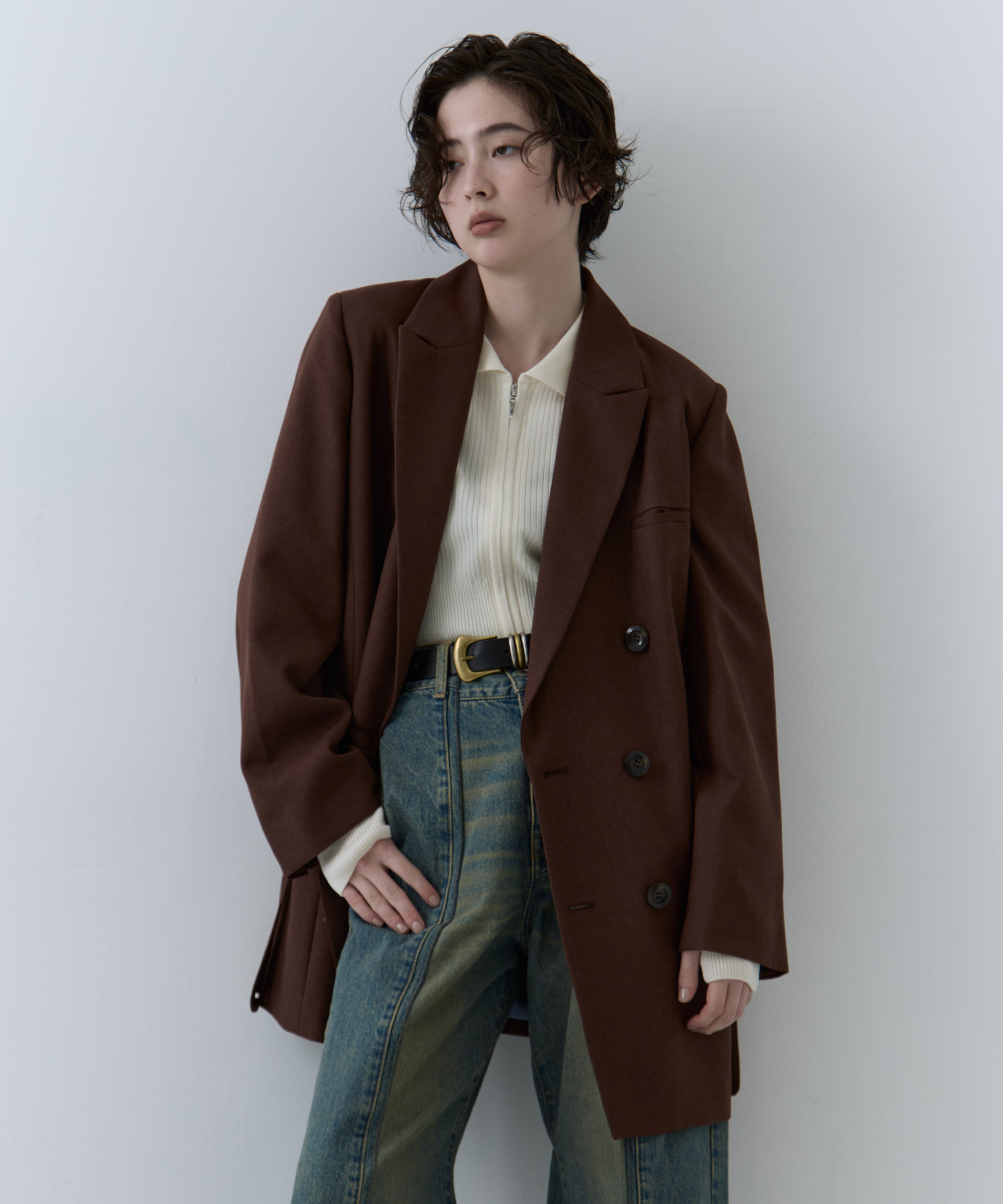 UND YOKE DESIGN JACKET AMERI