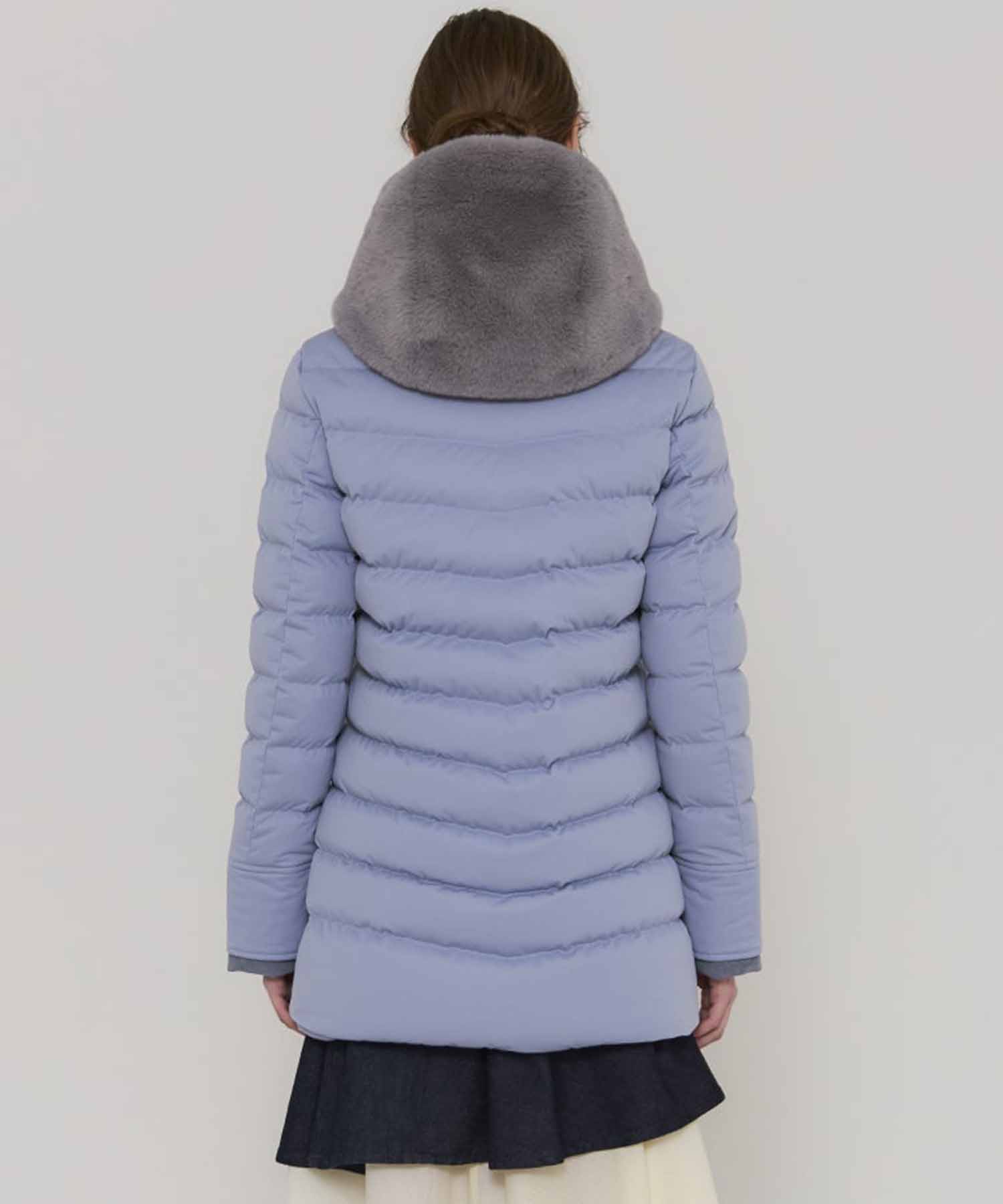 2way Fur Linen Hood Coat YOSOOU