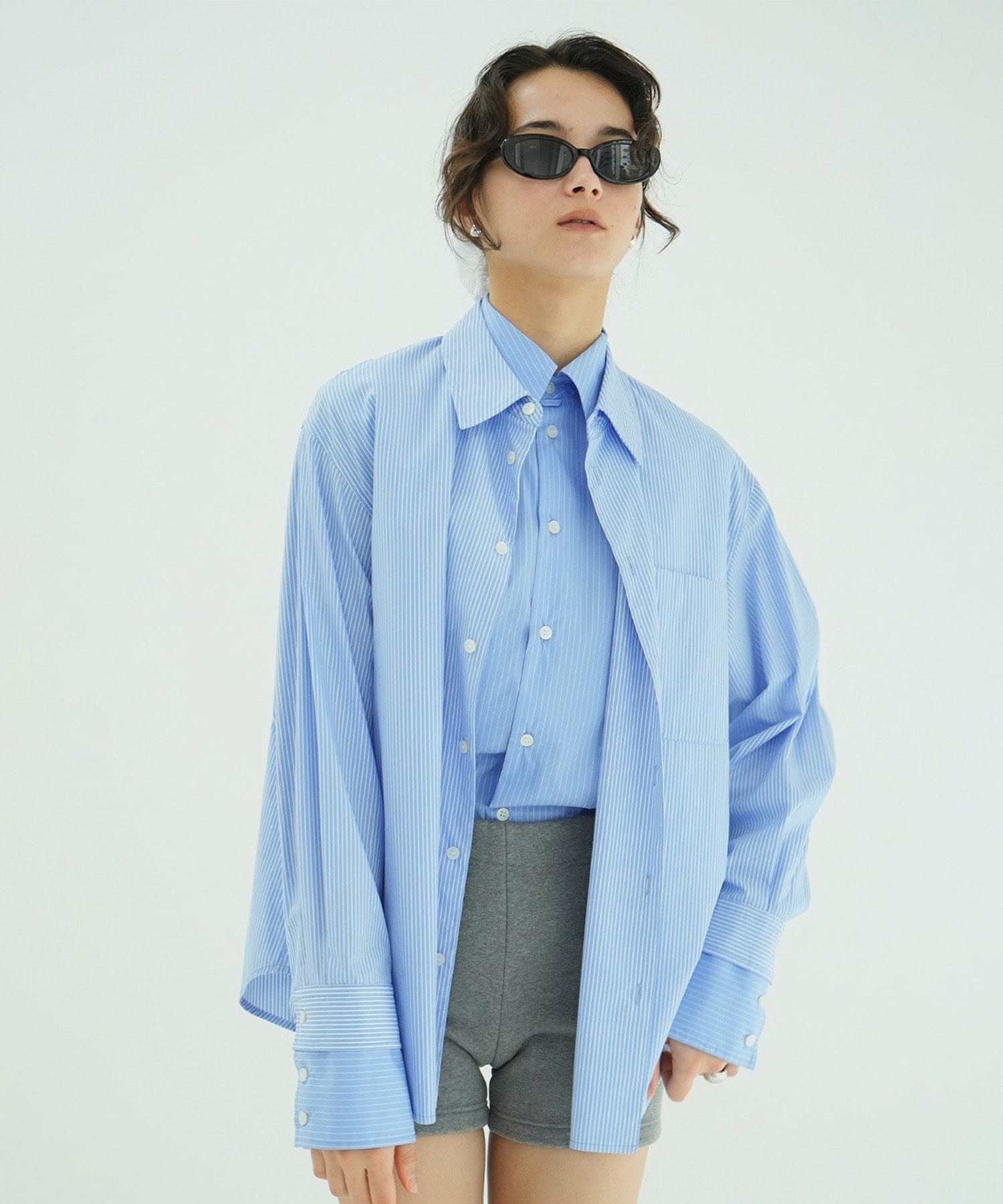 TWO TONE LAYERED SHIRTS CLANE