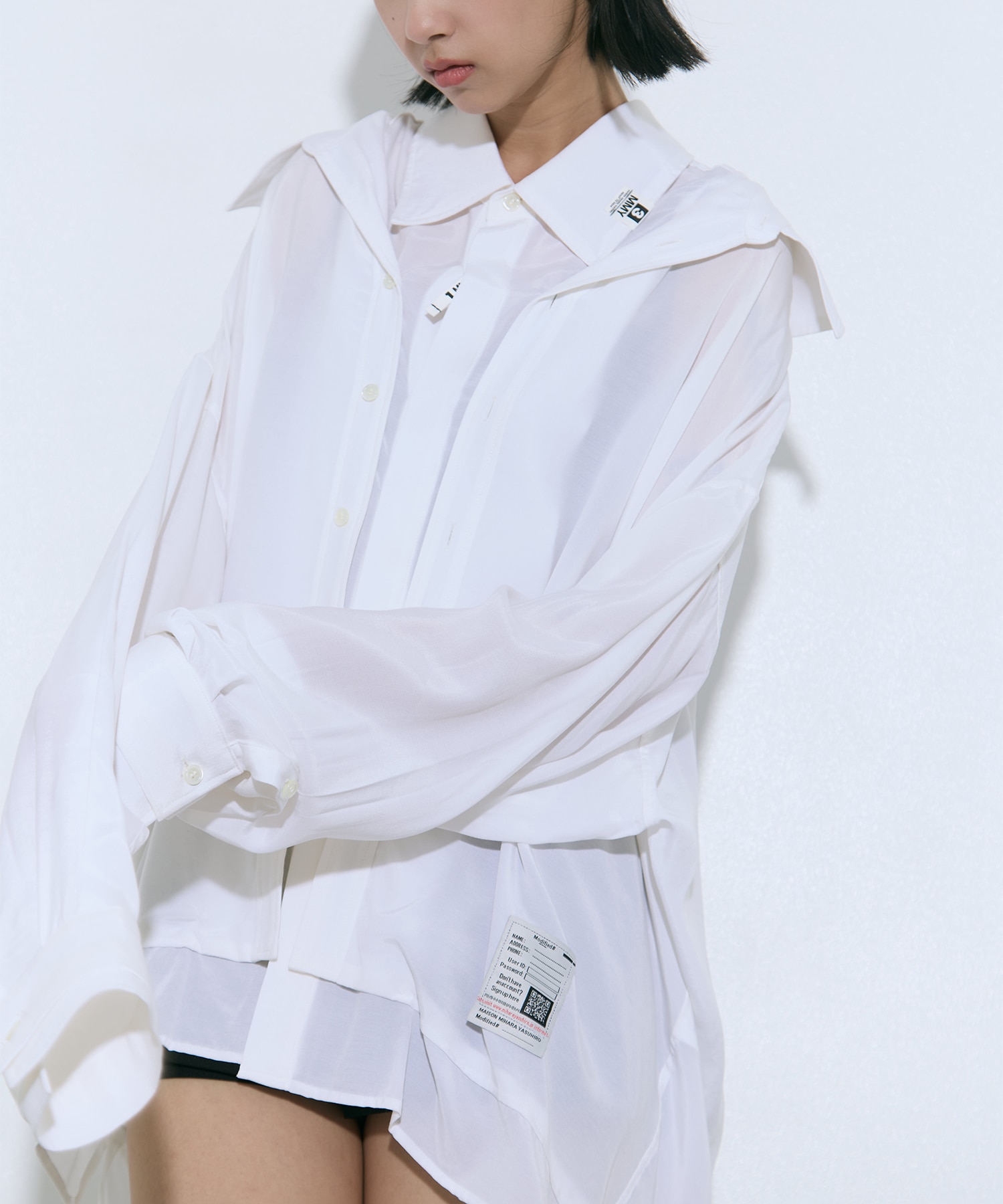DOUBLE LAYERED SHIRTS Maison MIHARA YASUHIRO