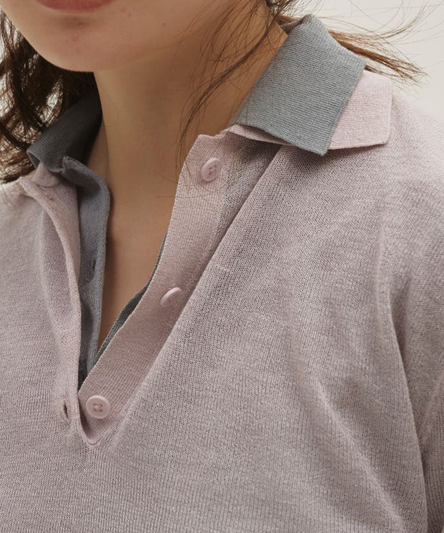 Layered Polo Knit TODAYFUL