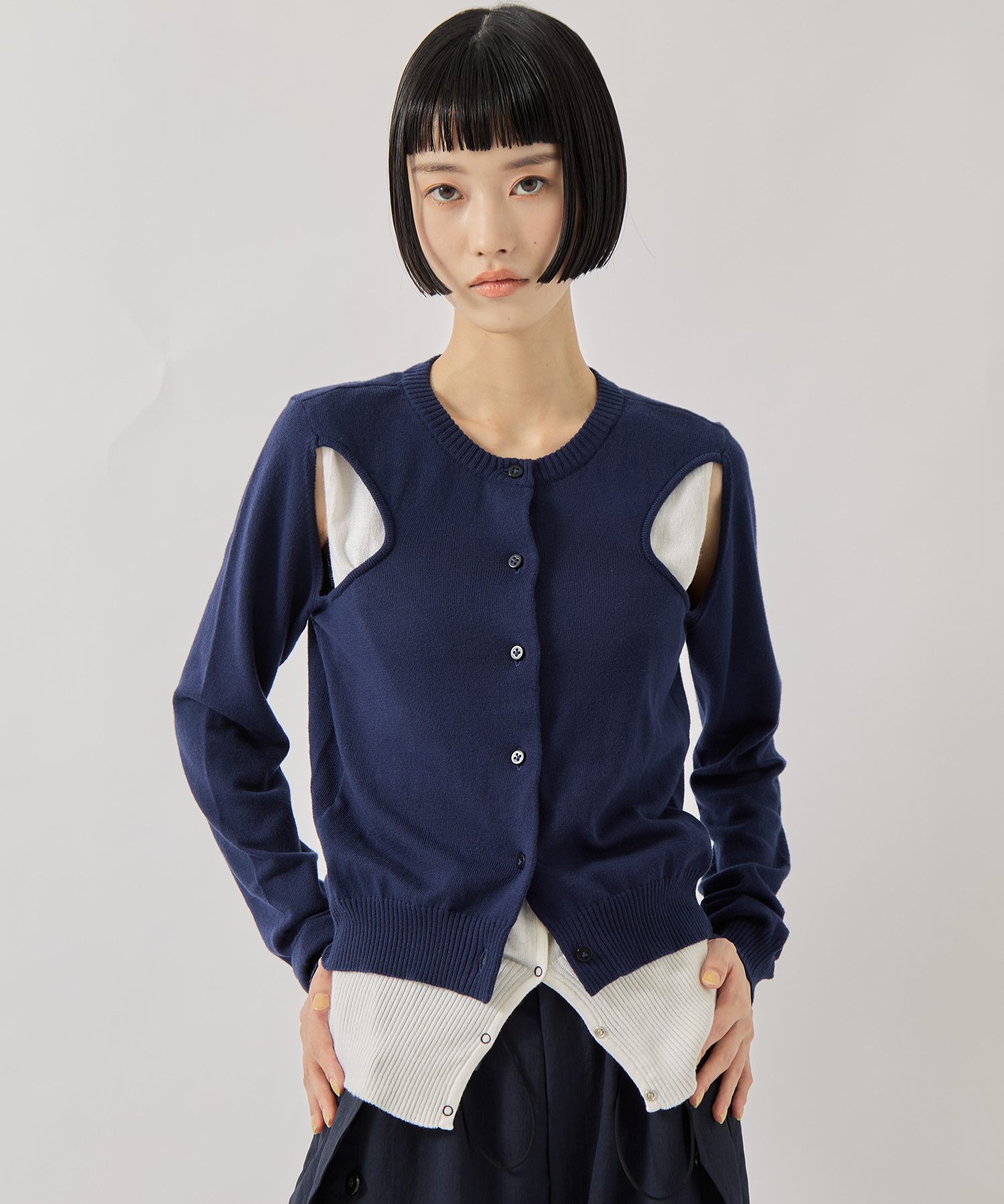 SAP-FK02-1001【肩開きニットカーディガン】 AKANE UTSUNOMIYA