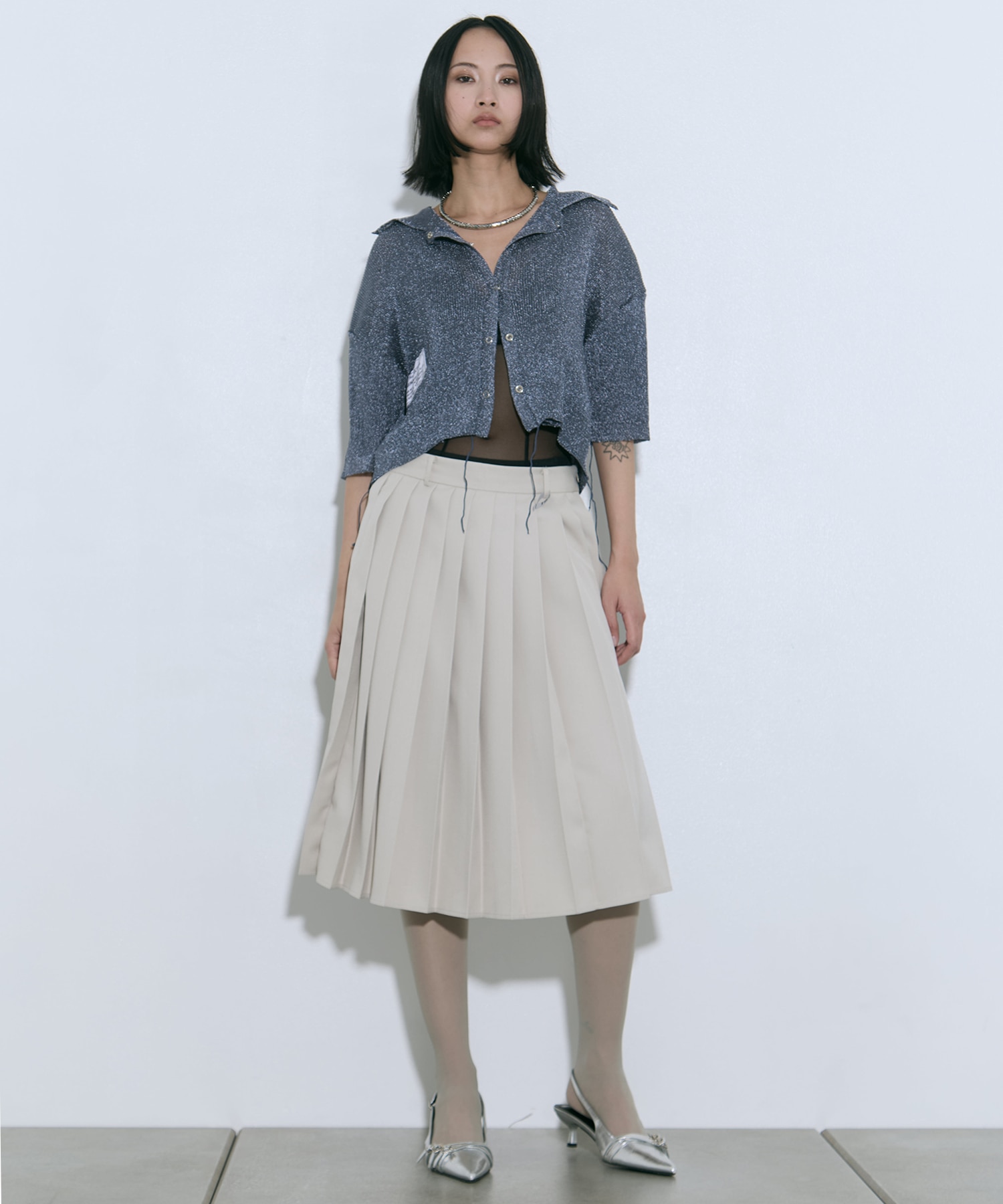 GLITTER KNIT INSIDE OUT CD Maison MIHARA YASUHIRO