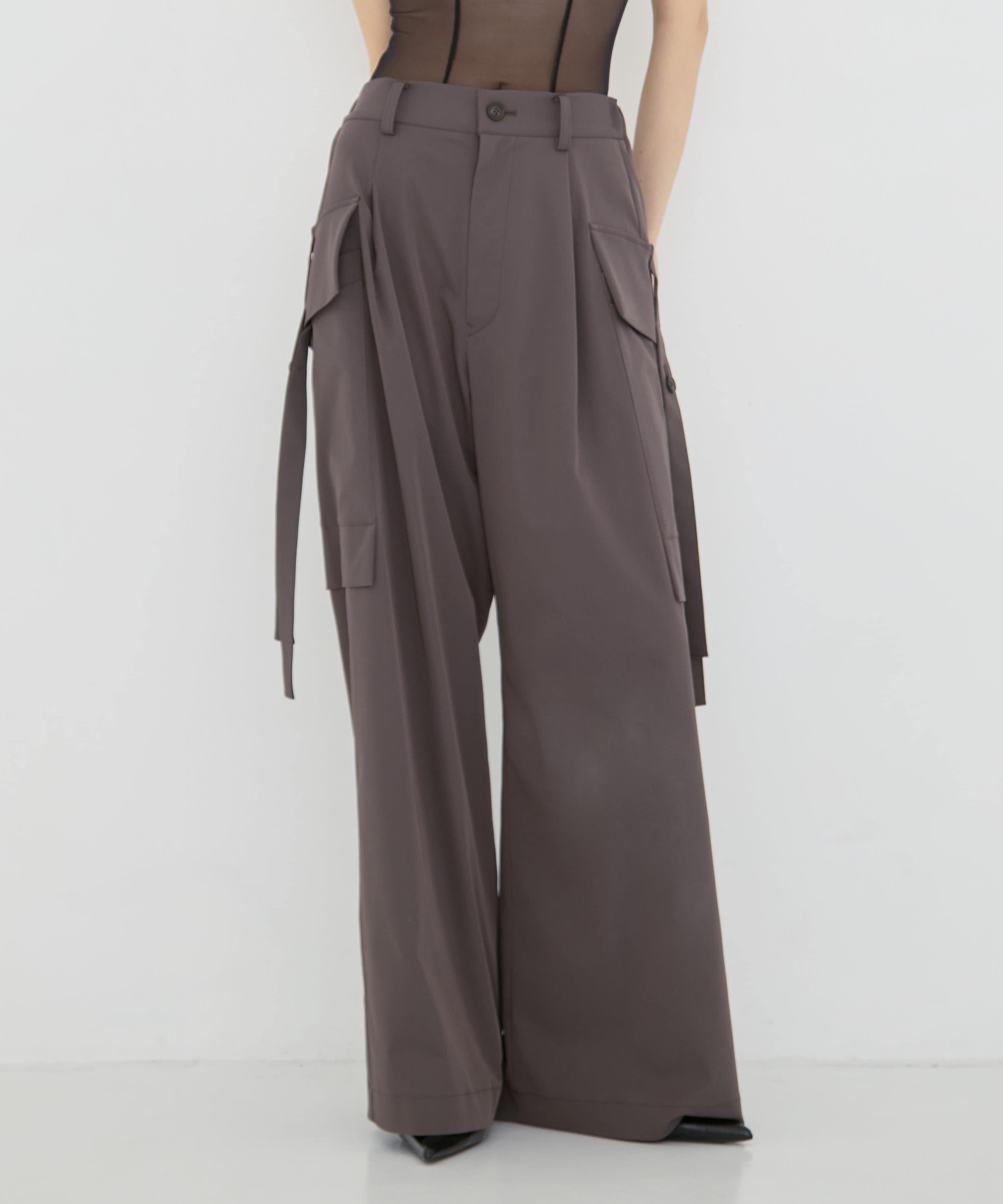 別注Wide-Leg Flap Pocket Pants UJOH