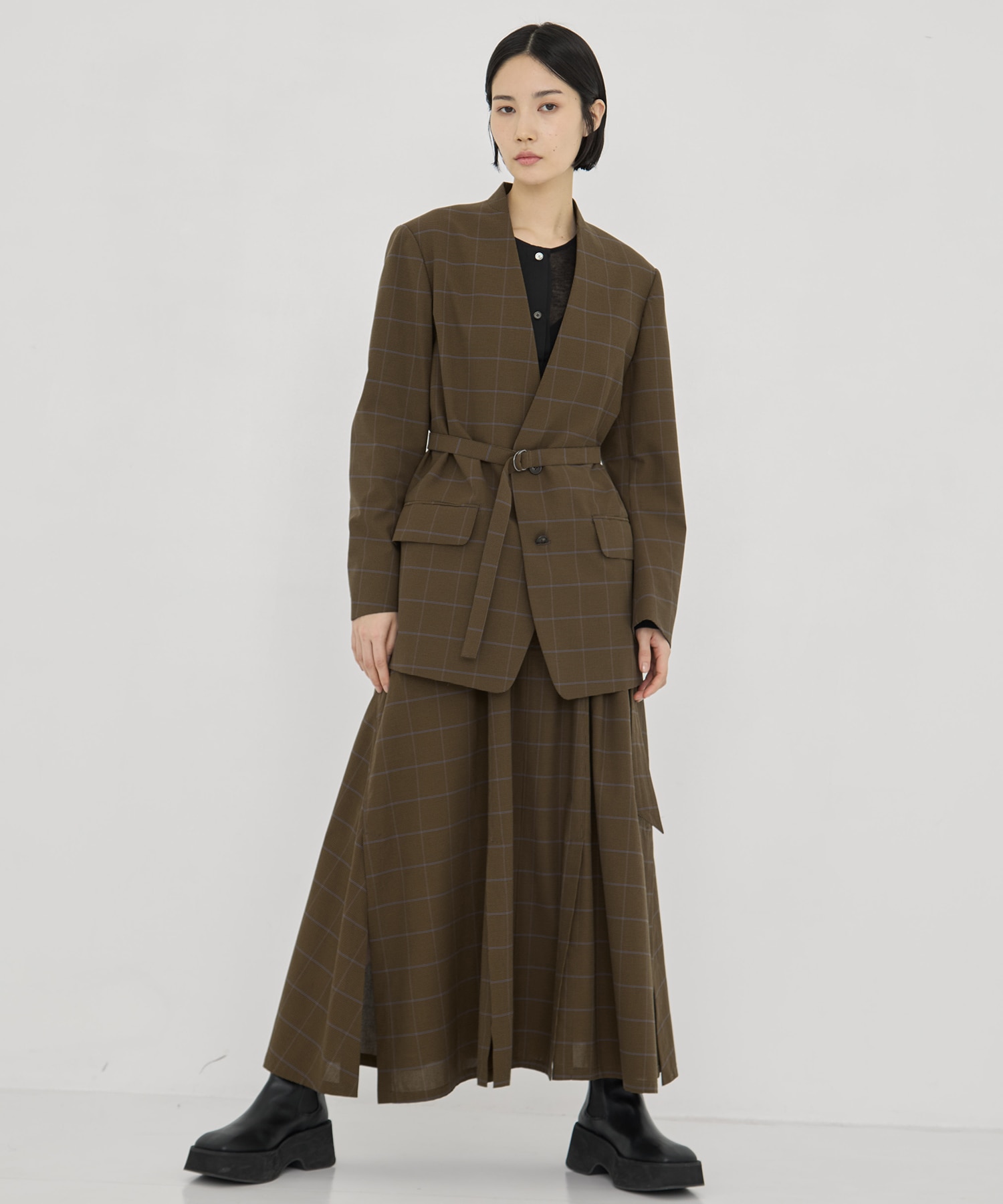 別注 Draw Code Belt Skirt UJOH