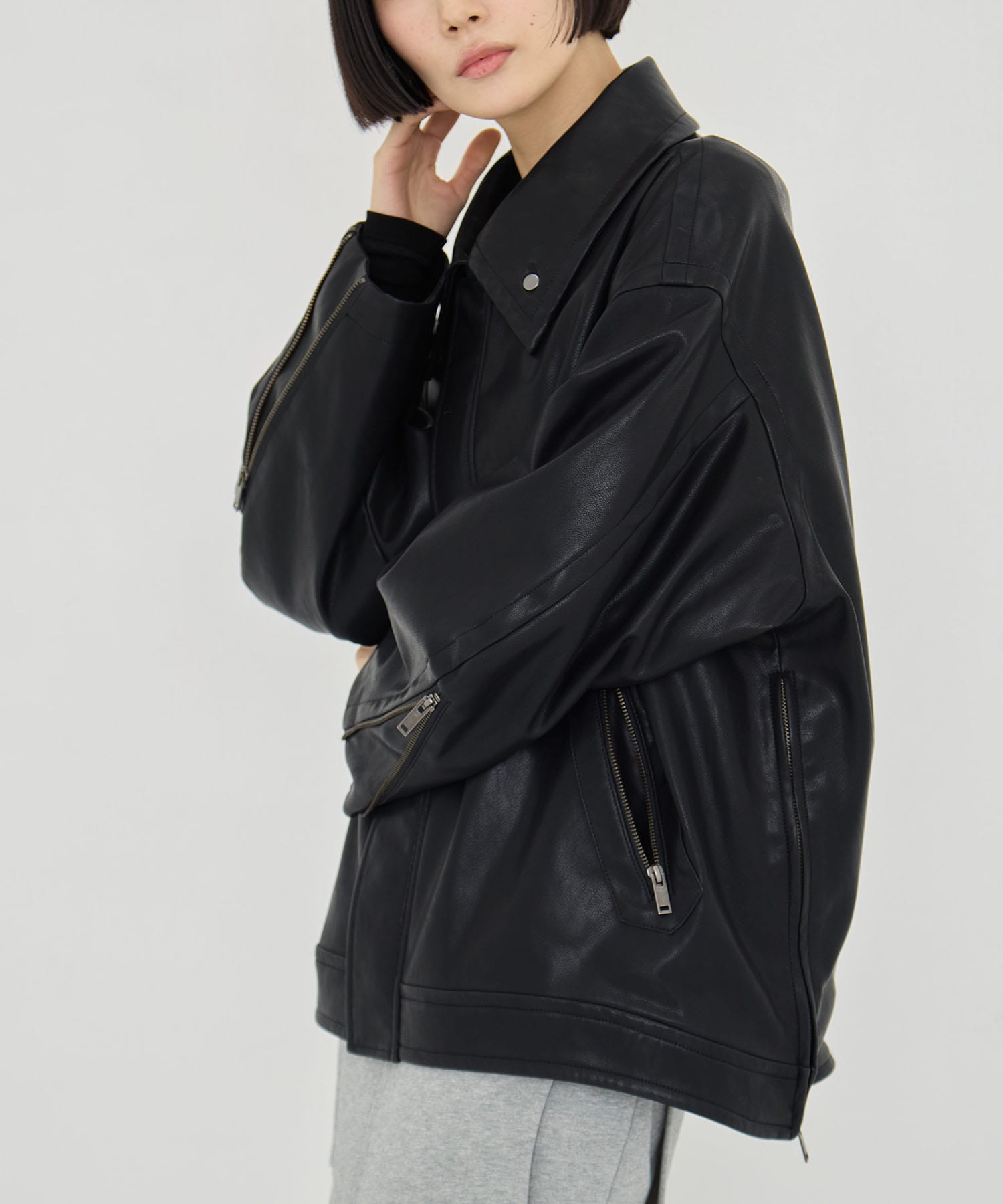 Vintage Leather Blouson STUDIOUS