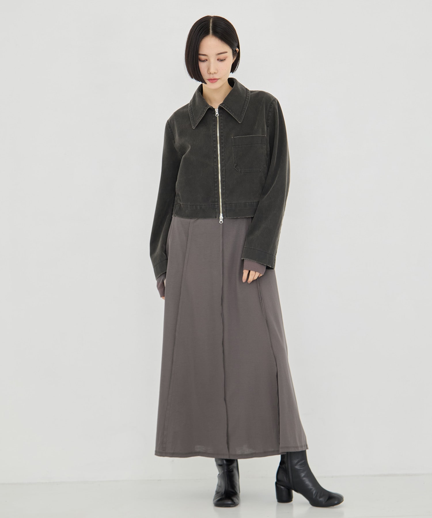 Suede Short Jacket STUDIOUS