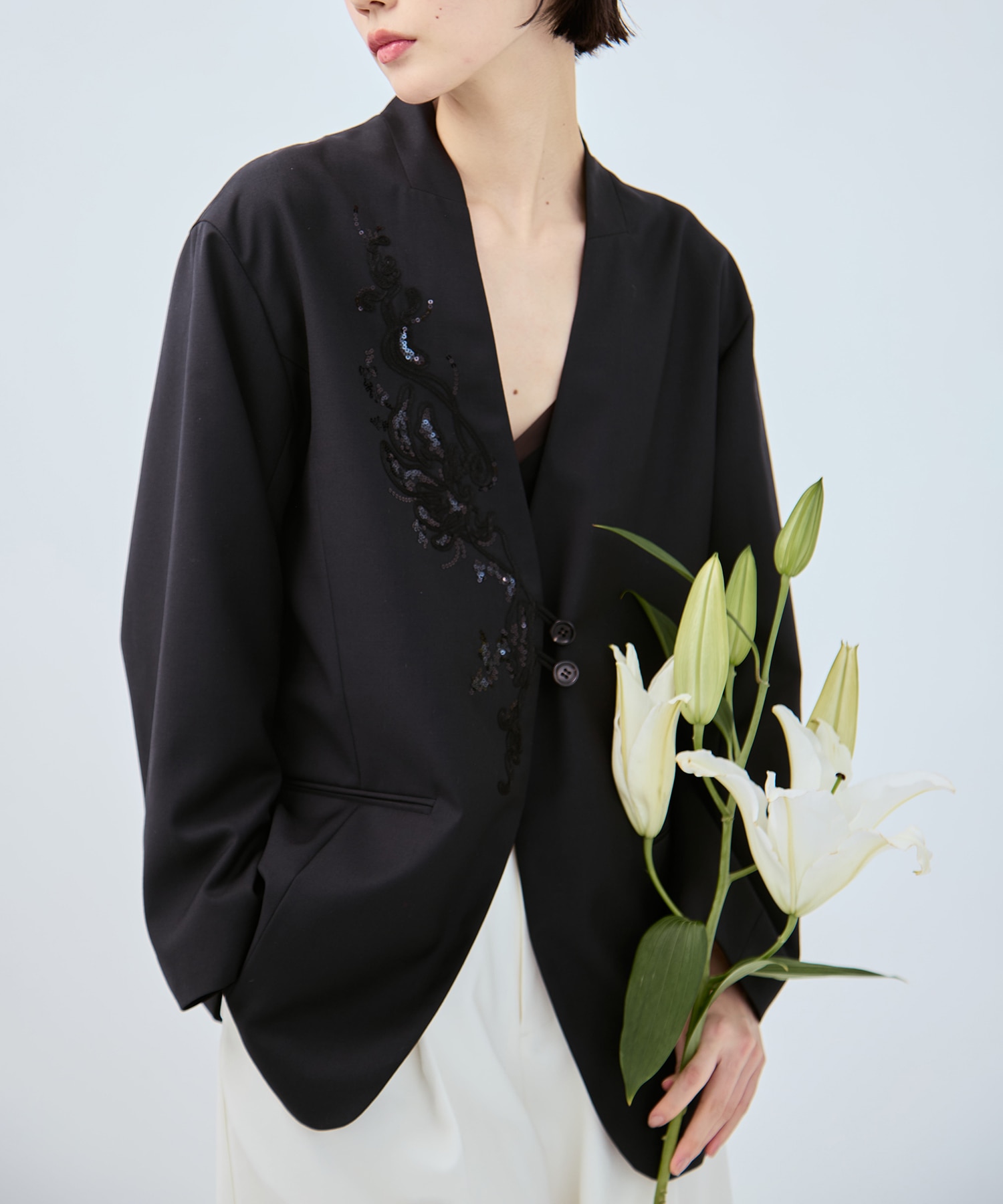 Veil embroidered jacket MURRAL
