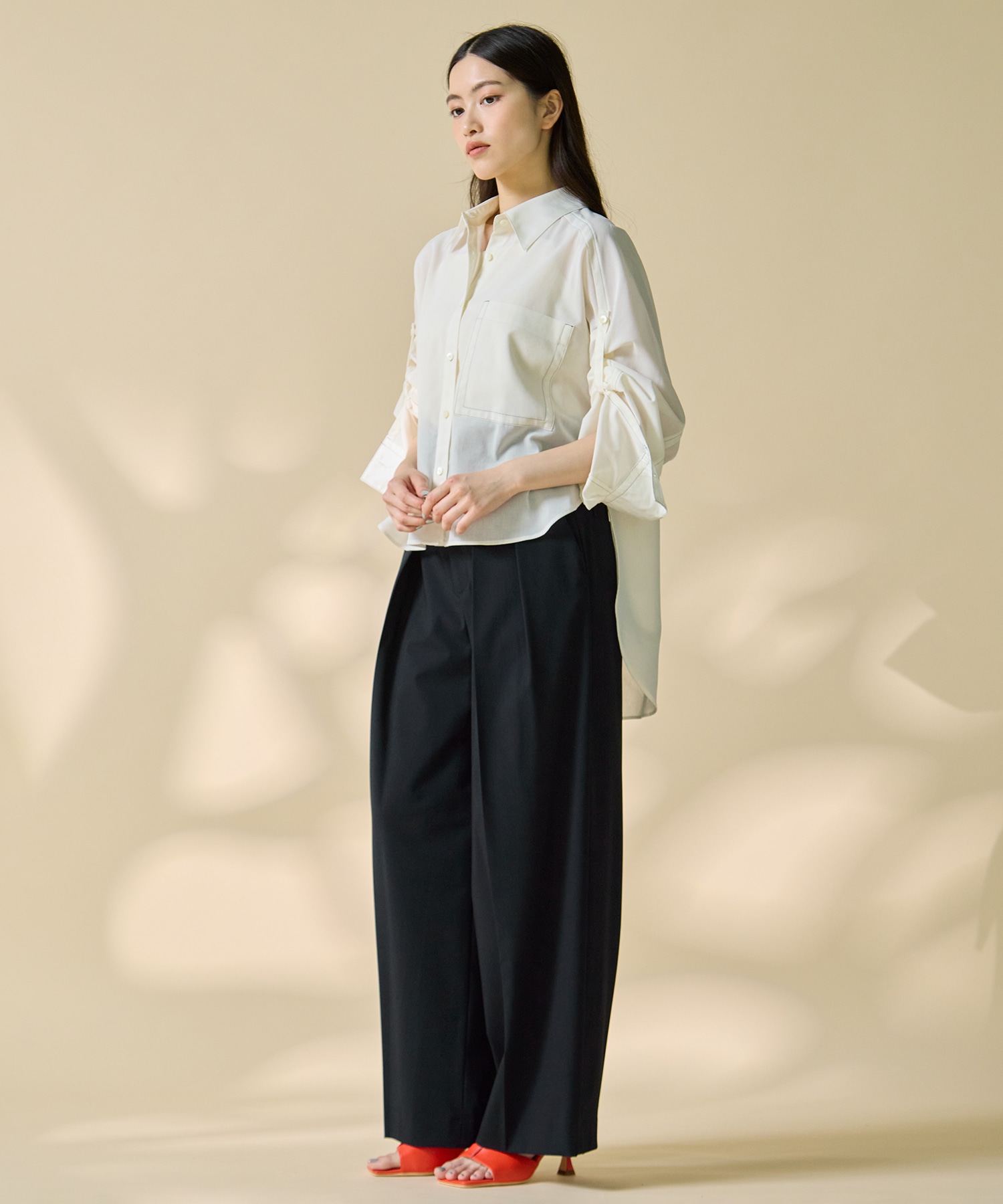 Matte Sheer Over Shirt STUDIOUS