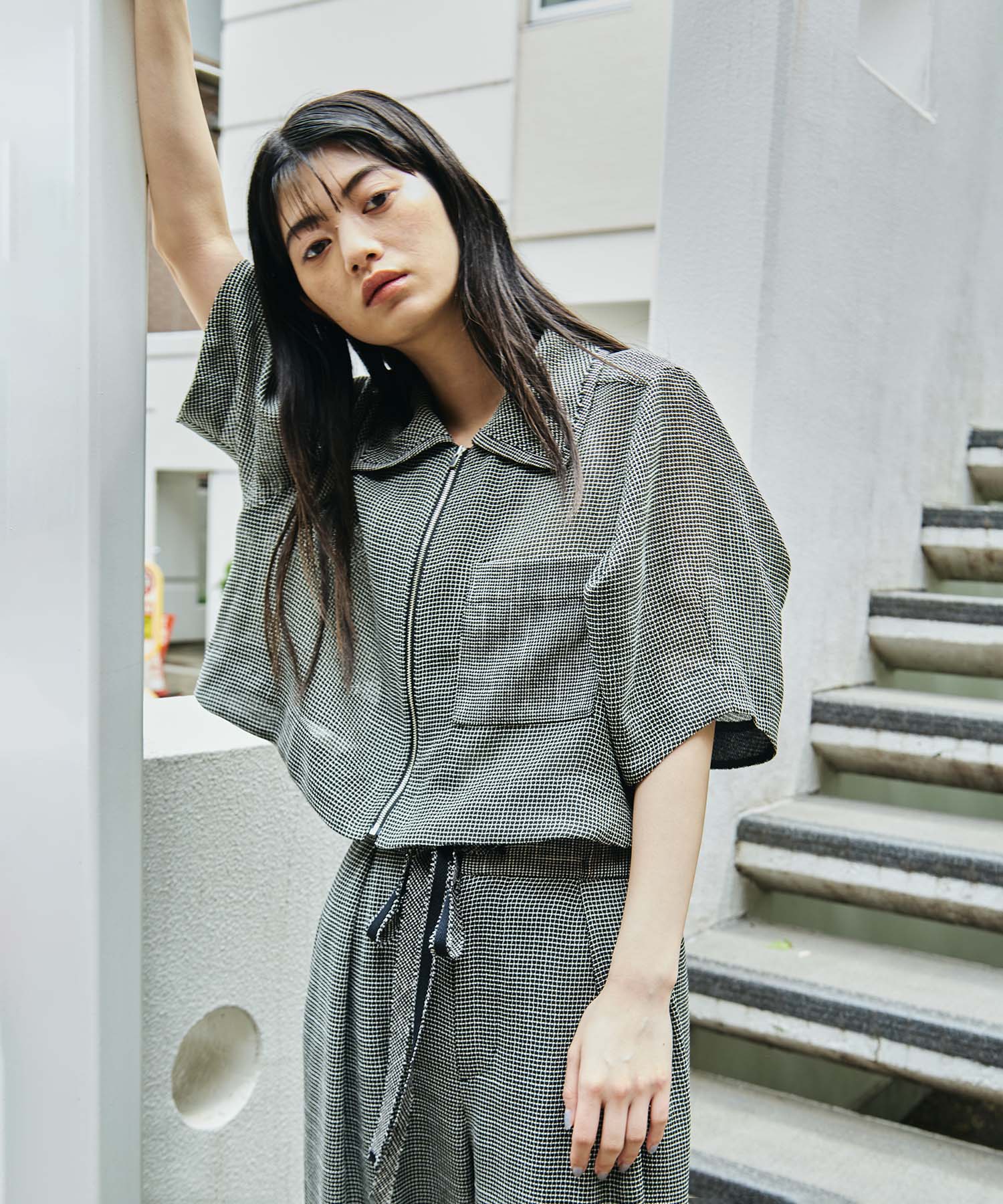 Washable Mesh Blouson 