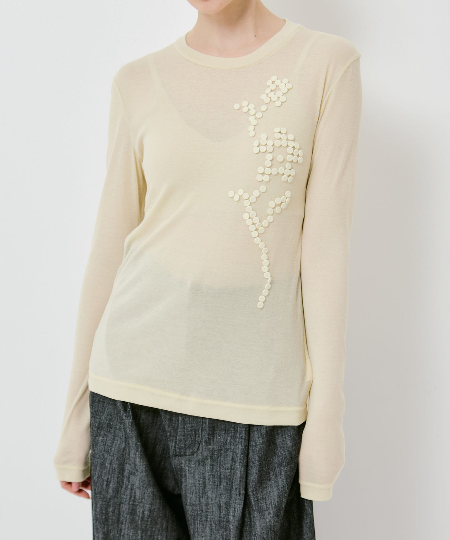 POSY EMBROIDERY TOP RIV NOBUHIKO
