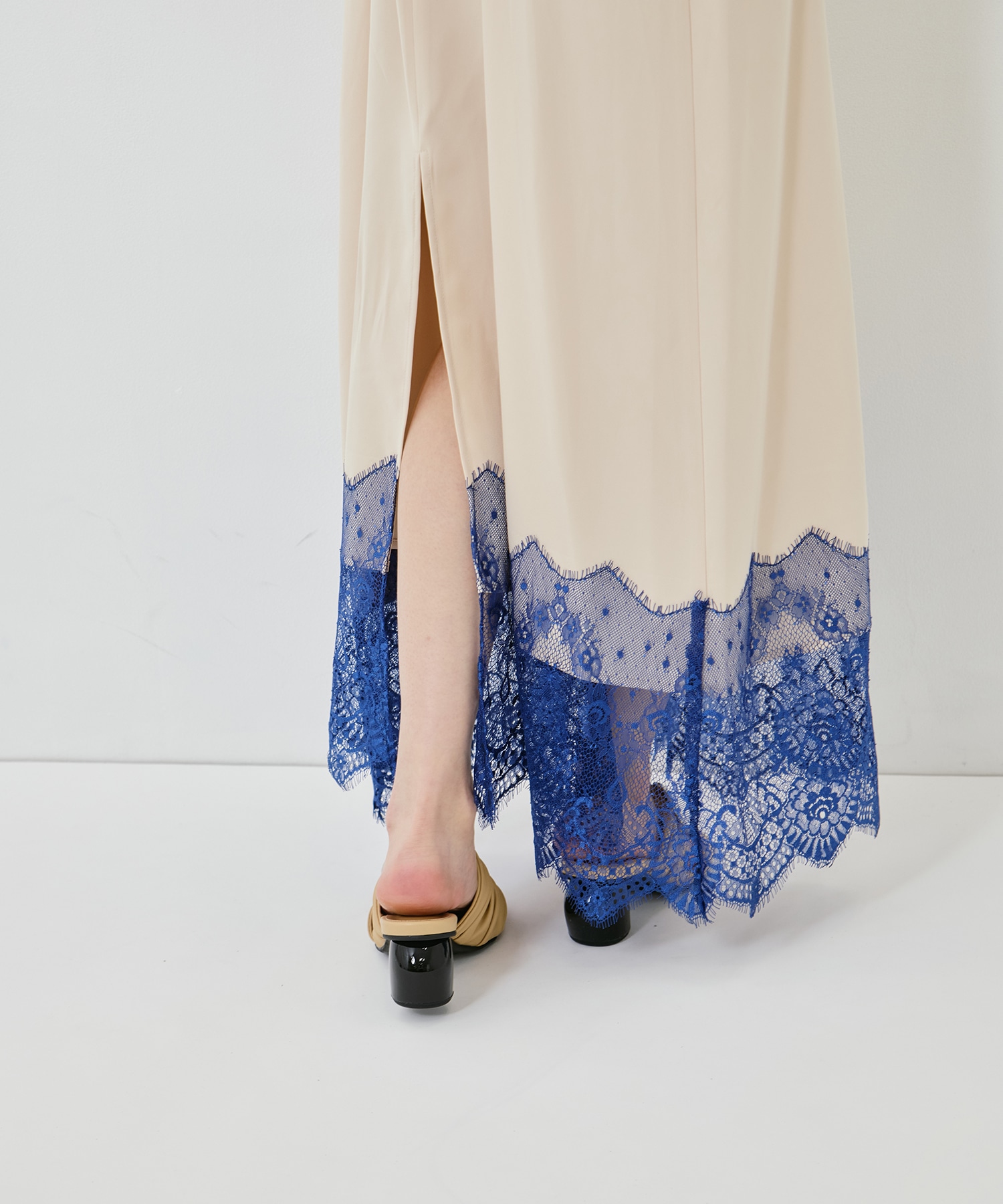 DOT FLOWER VEIL DRESS AMERI