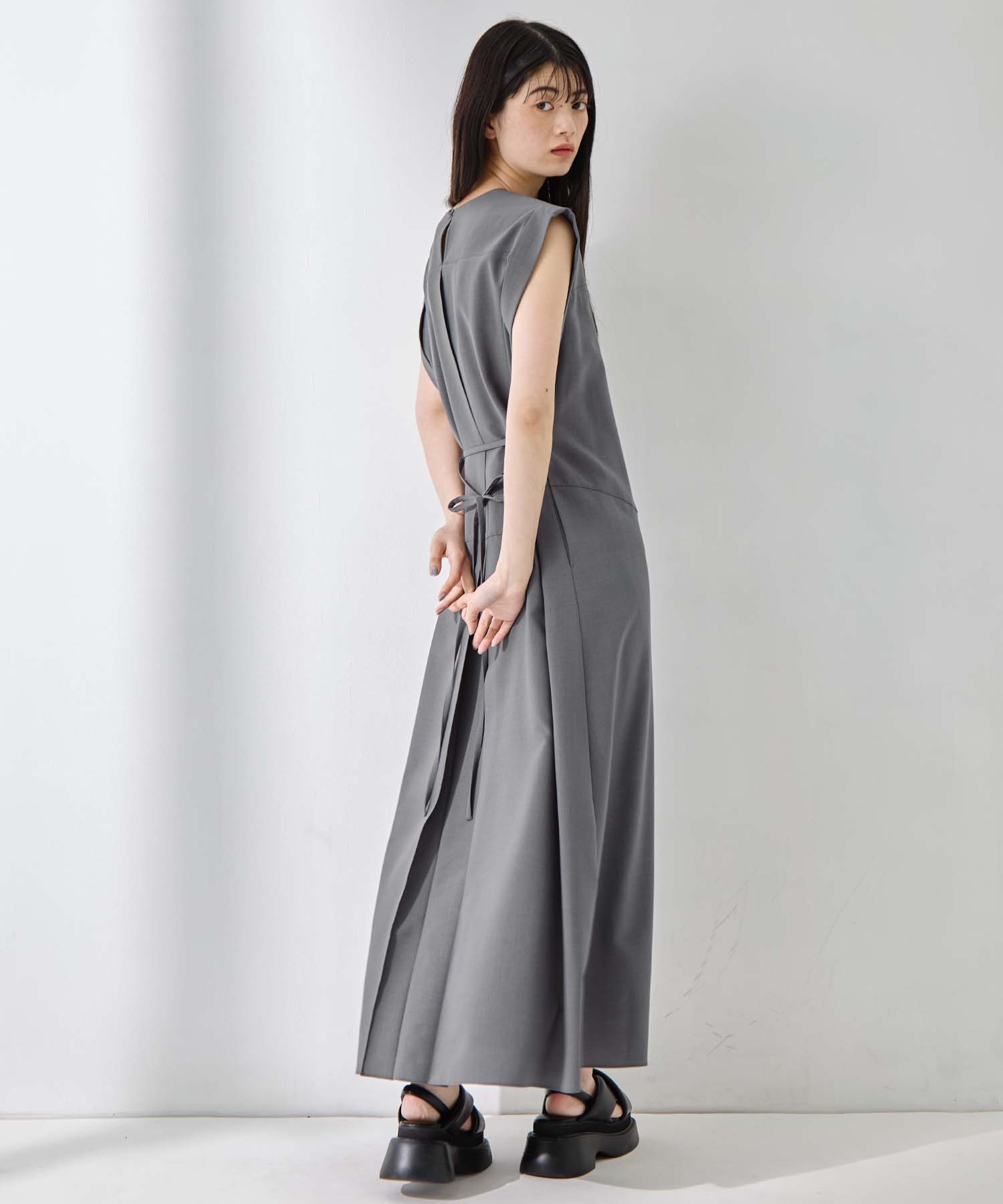 Back Tucked Dress STUDIOUS