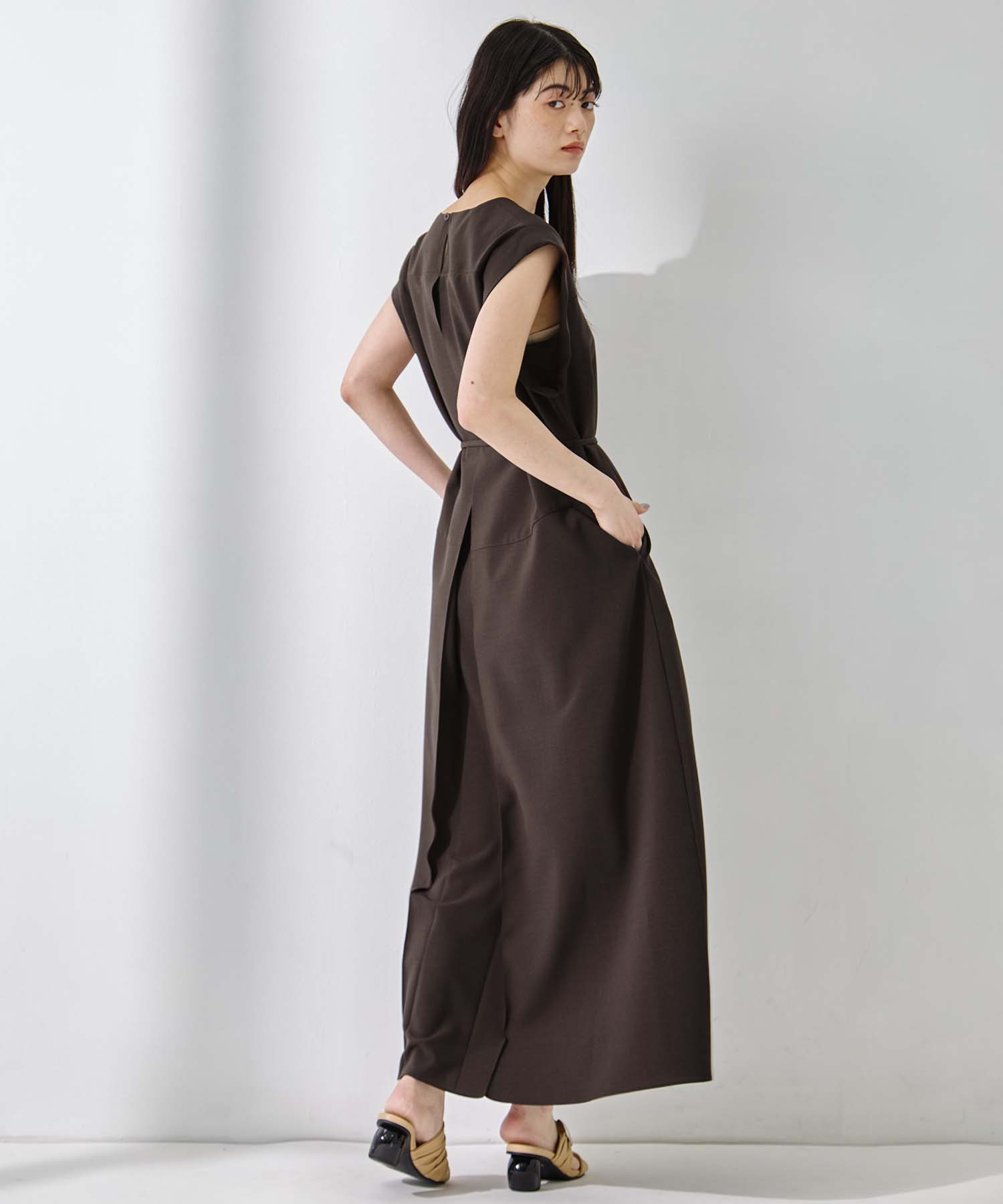 Back Tucked Dress STUDIOUS
